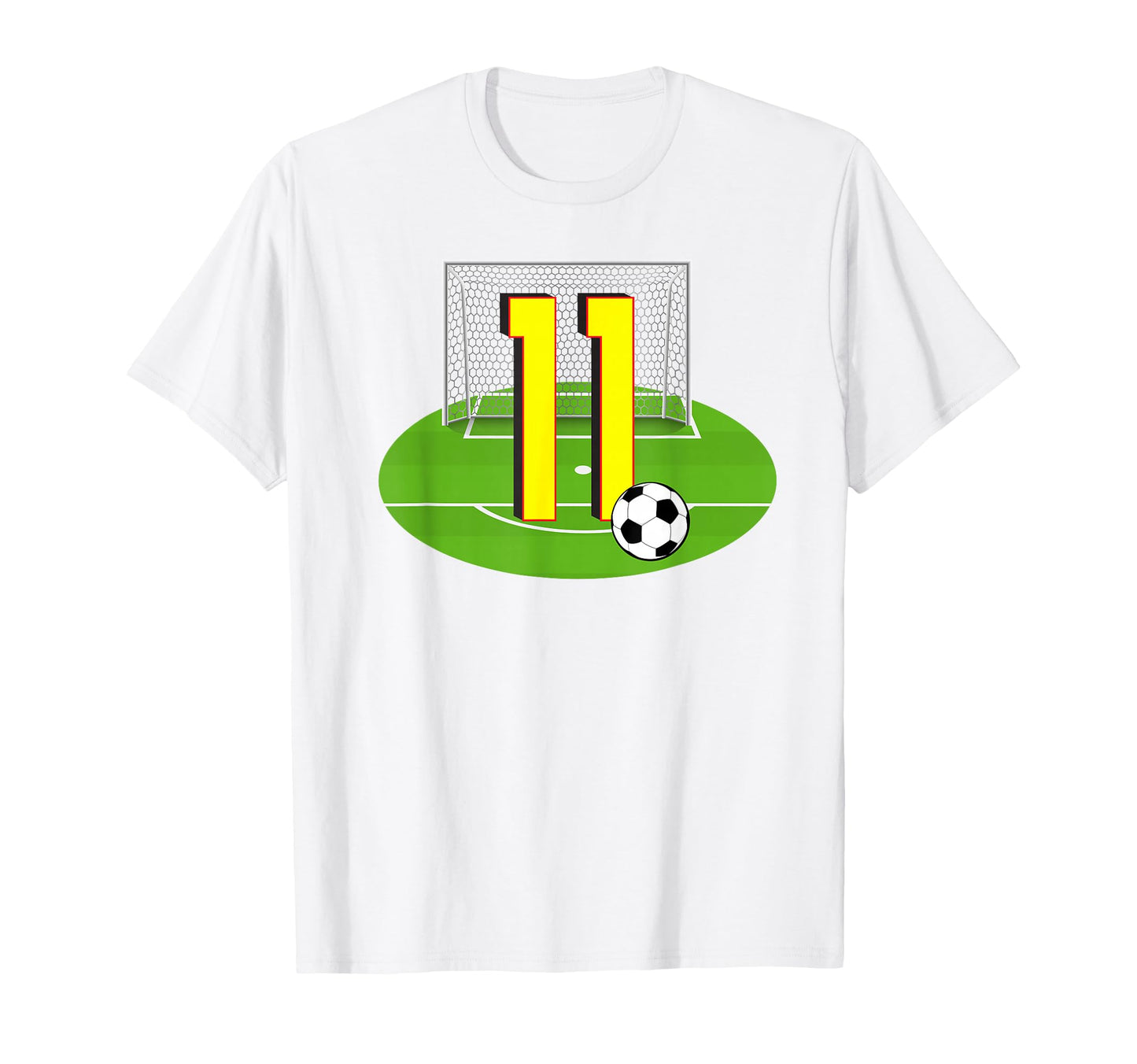 Number 11 11Th Birthday Soccer 11 T-Shirt - Streetwear Style for Adults - T-Shirt, Sweatshirt, Hoodie