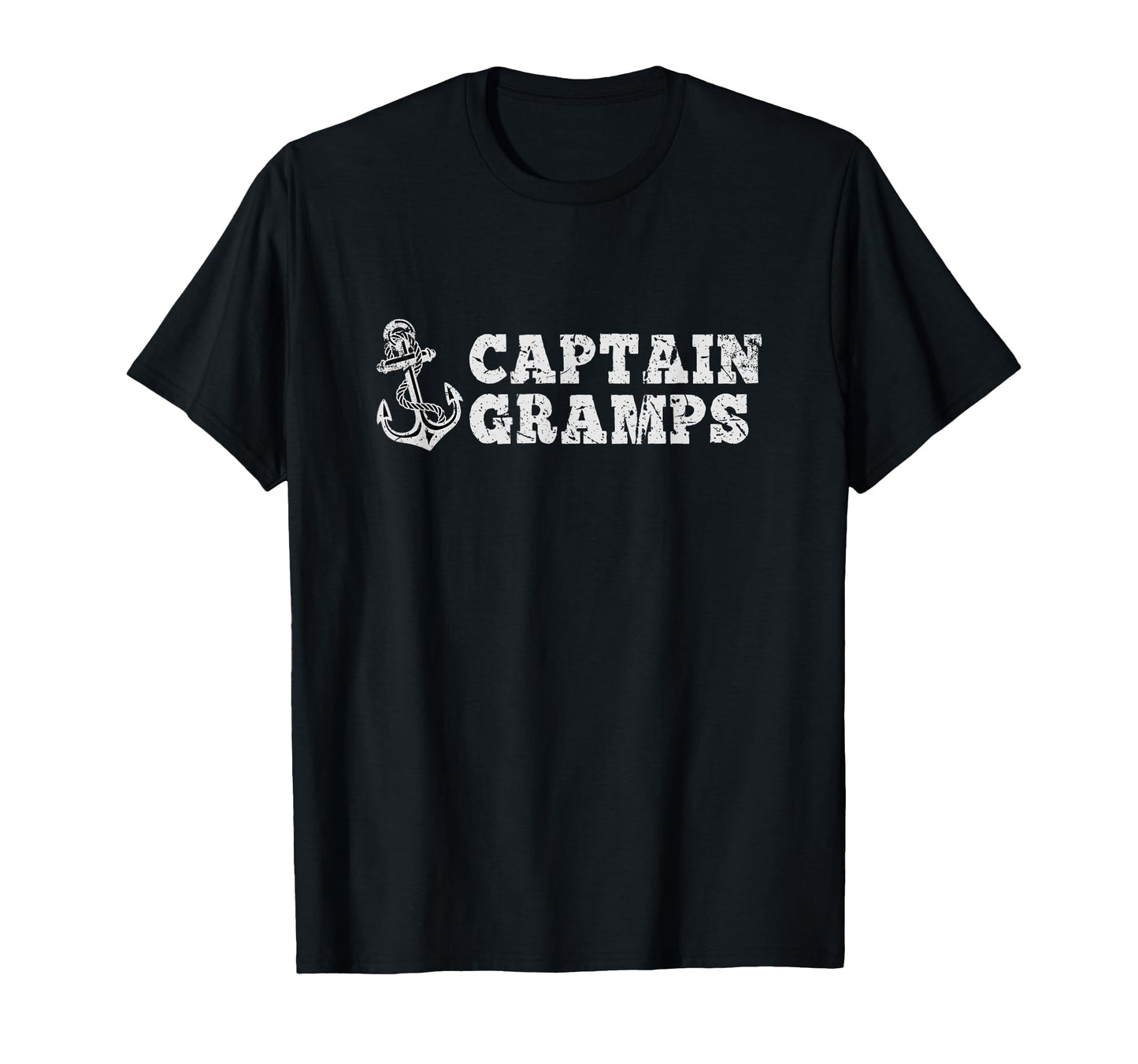 Captain Gramps Sailing Boating Boat T-Shirt - Minimalist Print Men Women - T-Shirt, Sweatshirt, Hoodie
