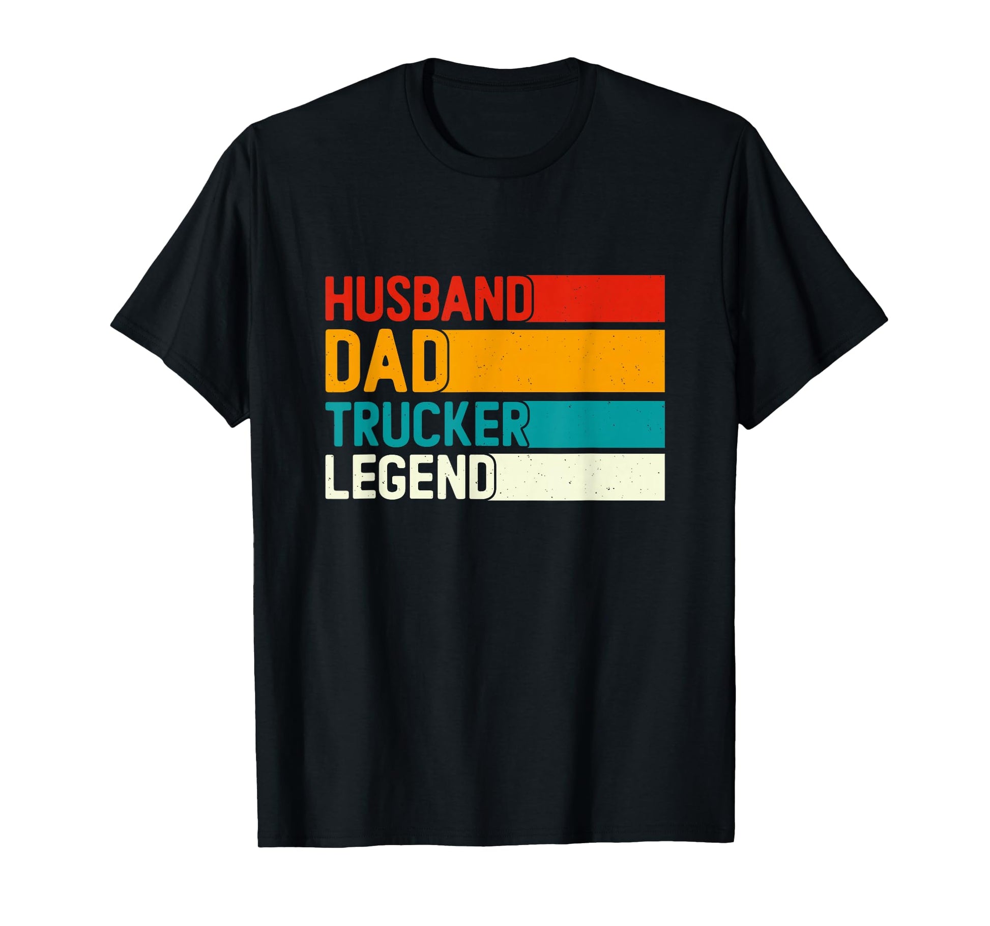 Husband Dad Trucker Legend Trucker T-Shirt - Minimalist Print Men Women - T-Shirt, Sweatshirt, Hoodie