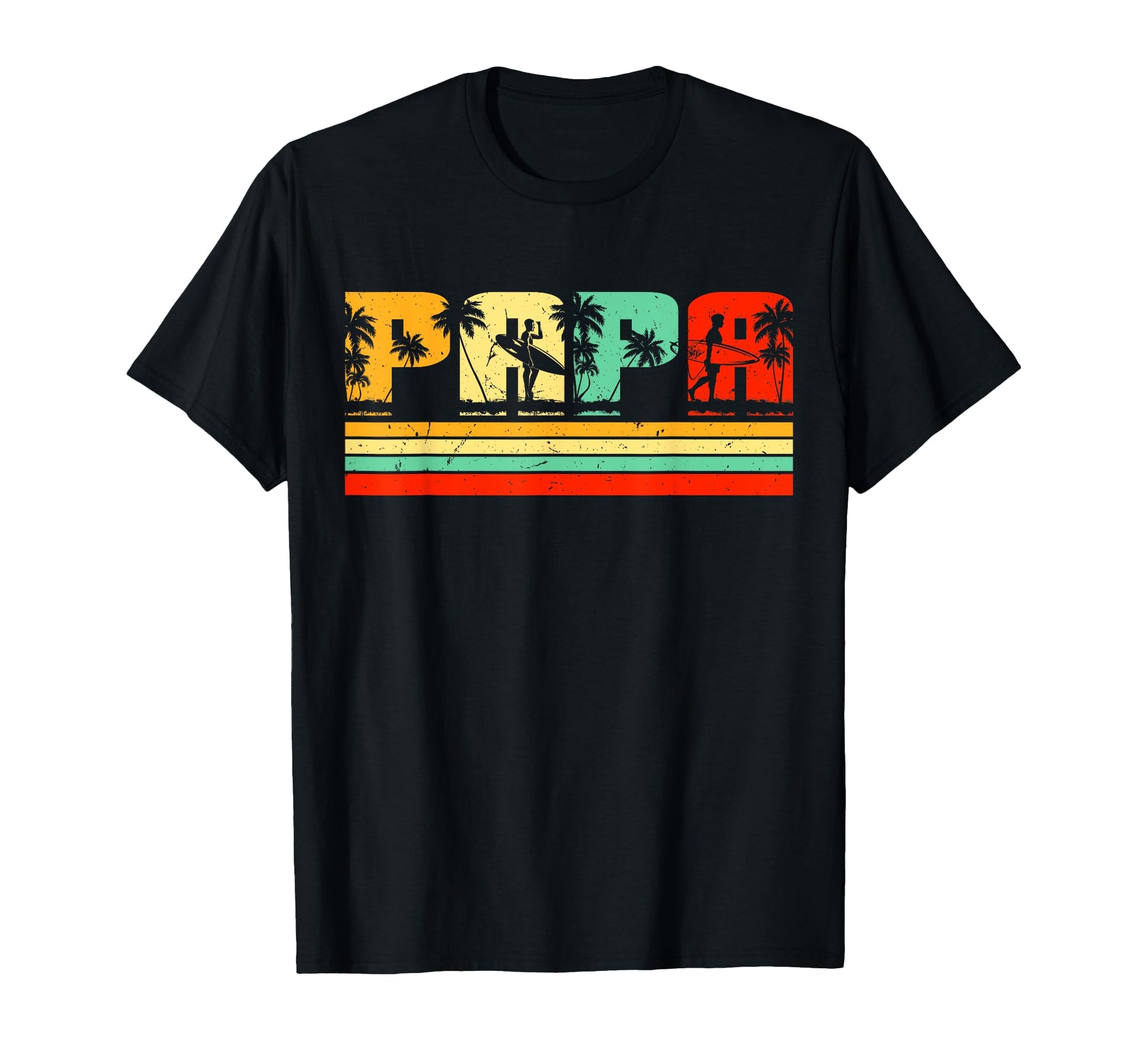 Papa Funny Surfer Dad Surfing Novelty T-Shirt - Streetwear Style for Adults - T-Shirt, Sweatshirt, Hoodie