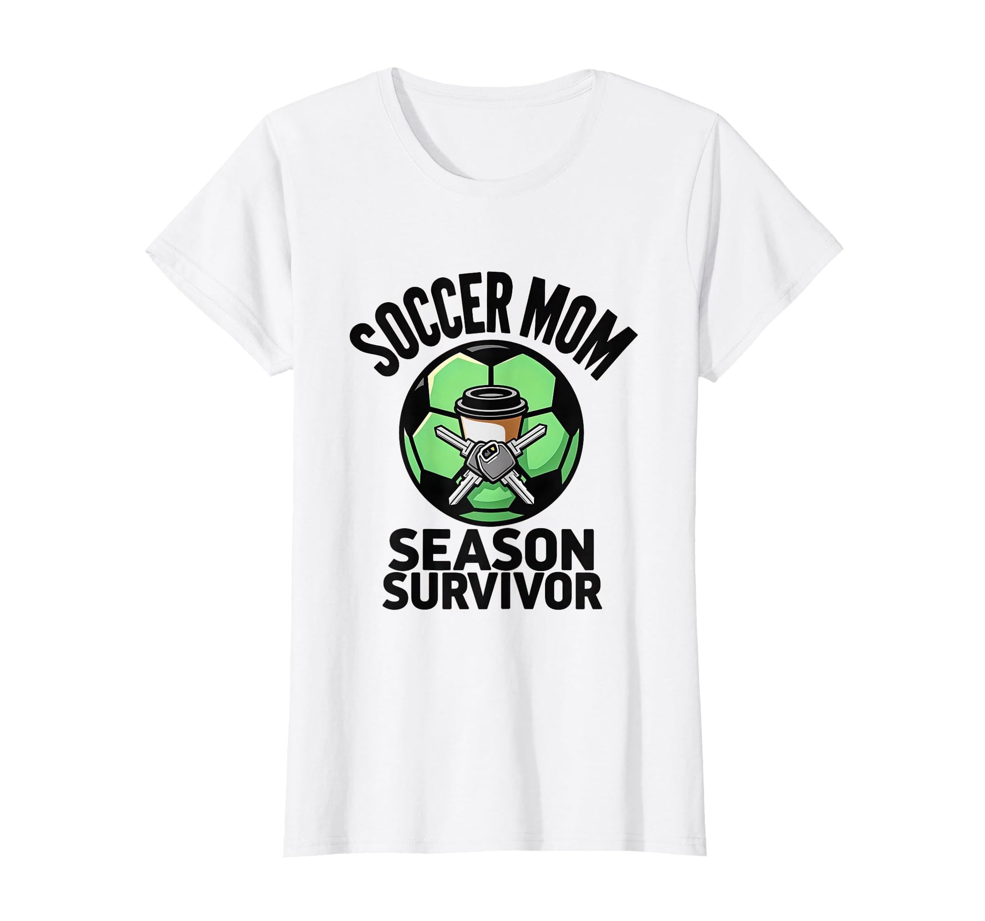 Soccer Mom Season Survivor T-Shirt - Novelty Apparel for Adults - T-Shirt, Sweatshirt, Hoodie