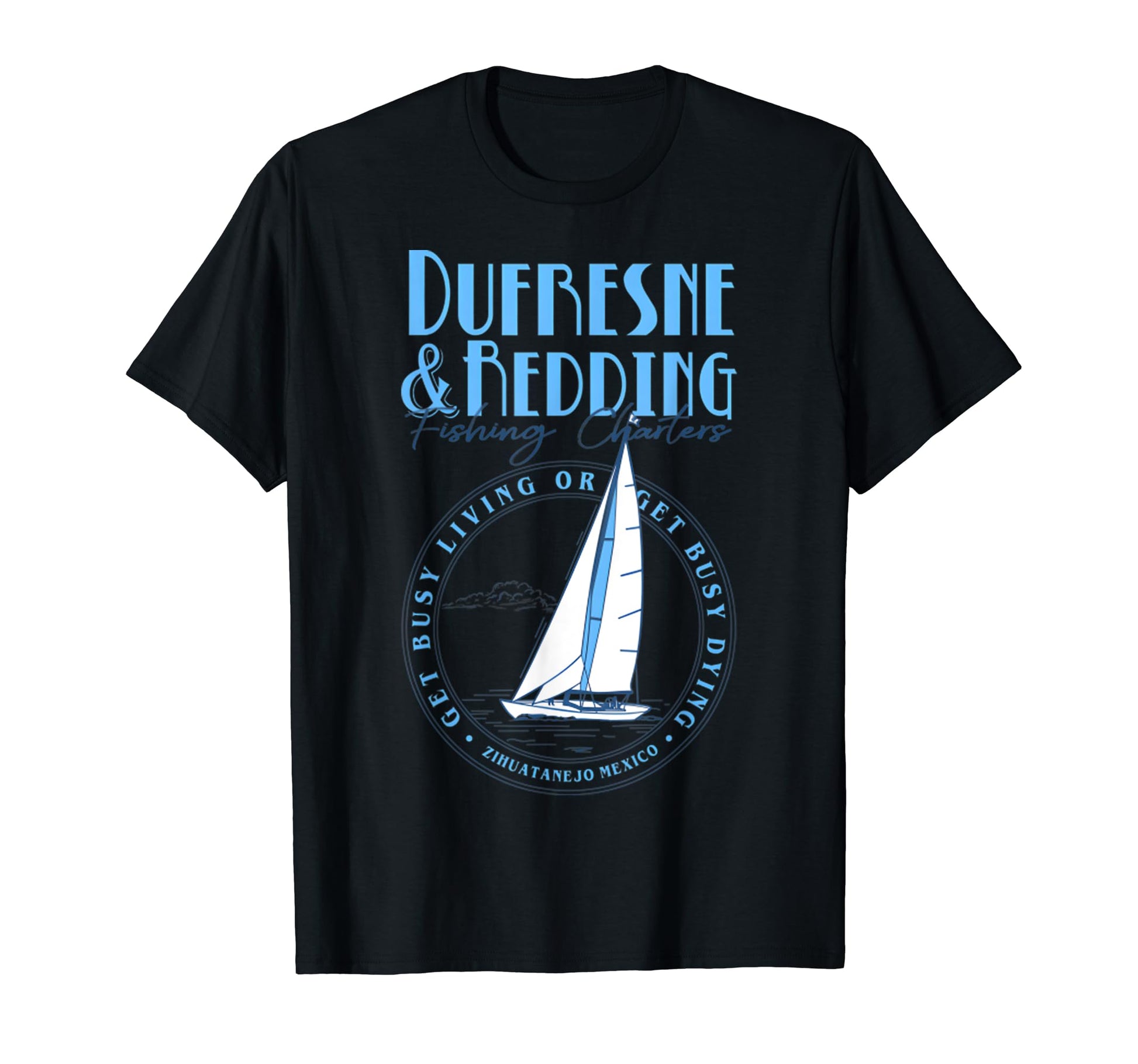 Dufresne And Redding Fishing Charters T-Shirt - Minimalist Print Men Women - T-Shirt, Sweatshirt, Hoodie