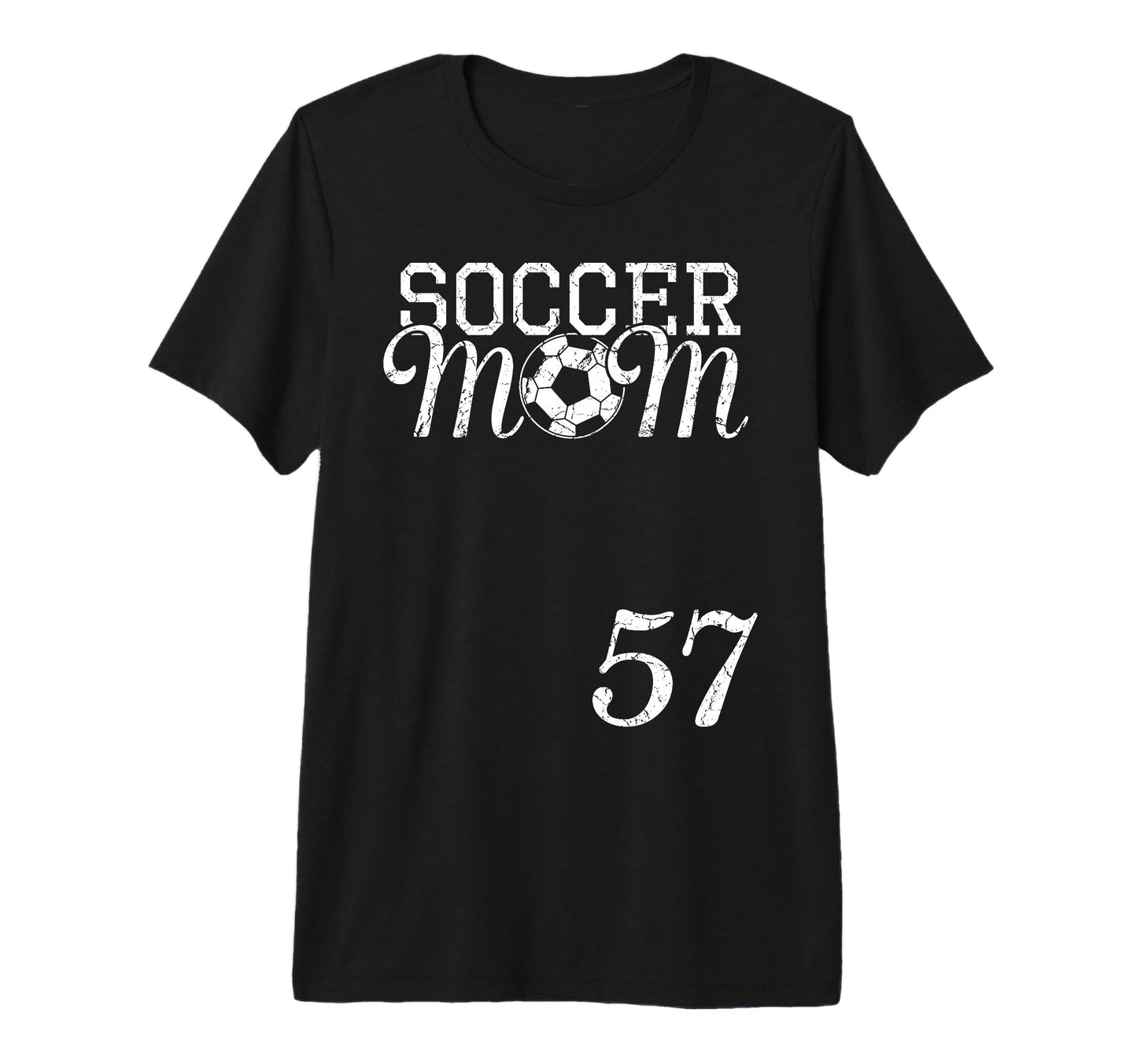 Soccer Mom Jersey Number 57 Favorite T-Shirt - Custom Art Print for Adults - T-Shirt, Sweatshirt, Hoodie