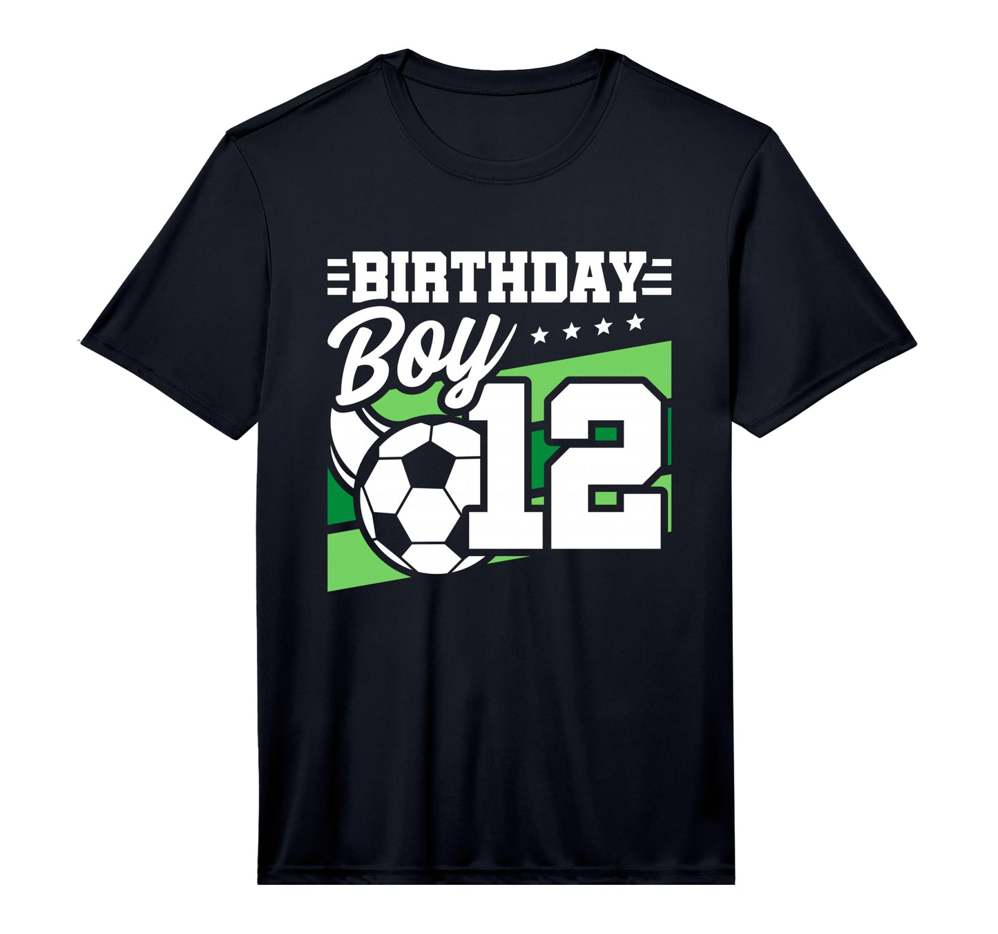 Soccer Birthday Party 12 Year Old T-Shirt - Novelty Apparel for Adults - T-Shirt, Sweatshirt, Hoodie