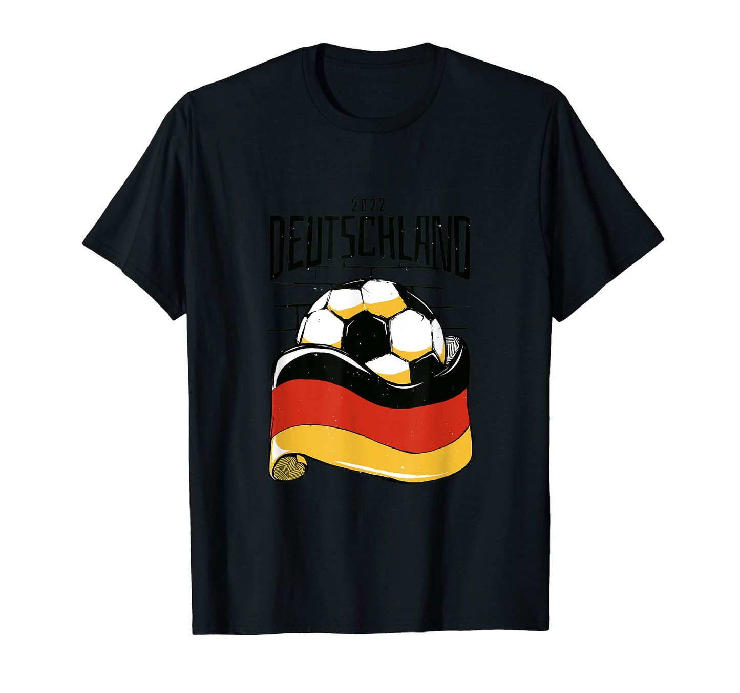 German Soccer Fan Flag T-Shirt - Unique Graphic Men Women - T-Shirt, Sweatshirt, Hoodie