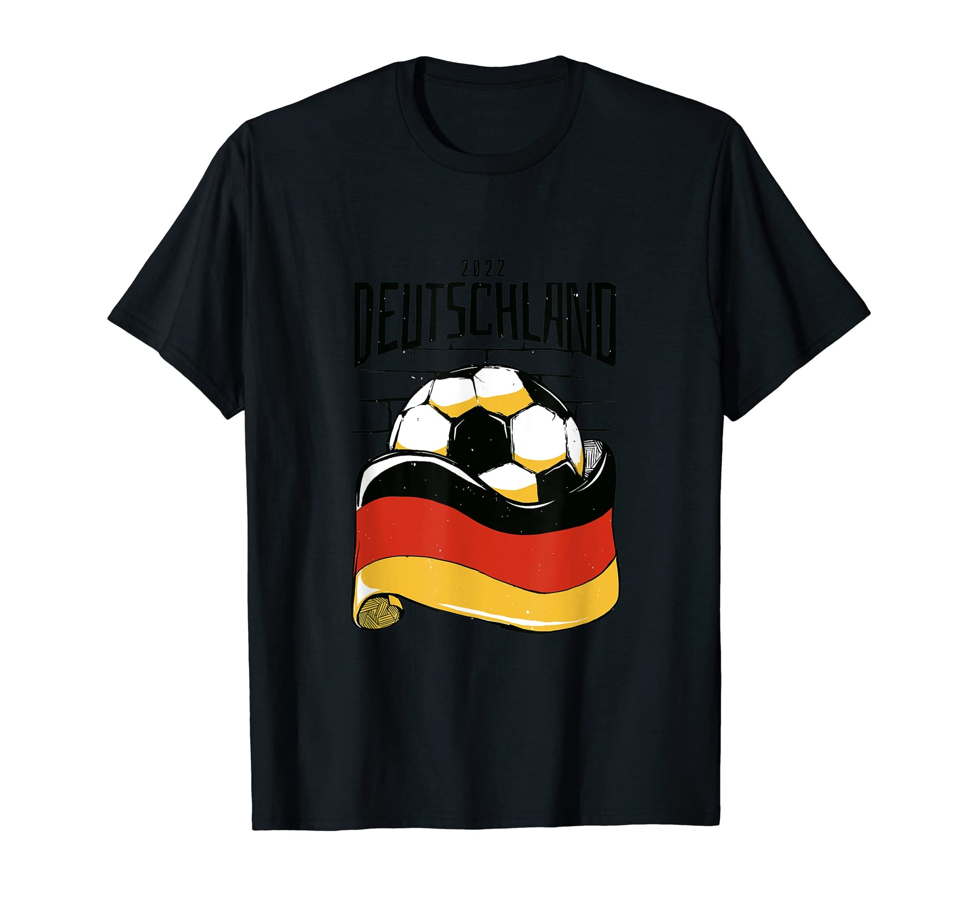 German Soccer Fan Flag T-Shirt - Unique Graphic Men Women - T-Shirt, Sweatshirt, Hoodie