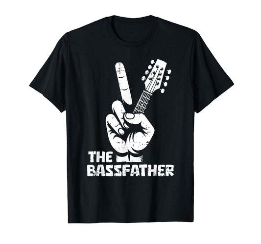 Bass Guitar Dad Fathers Day T-Shirt - Aesthetic Graphic Men Women - T-Shirt, Sweatshirt, Hoodie