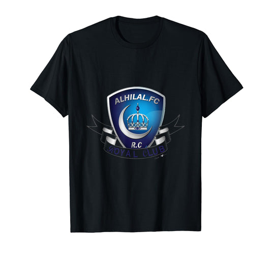 Al Hilal Soccer Football Saudi Team T-Shirt - Custom Art Print Men Women - T-Shirt, Sweatshirt, Hoodie