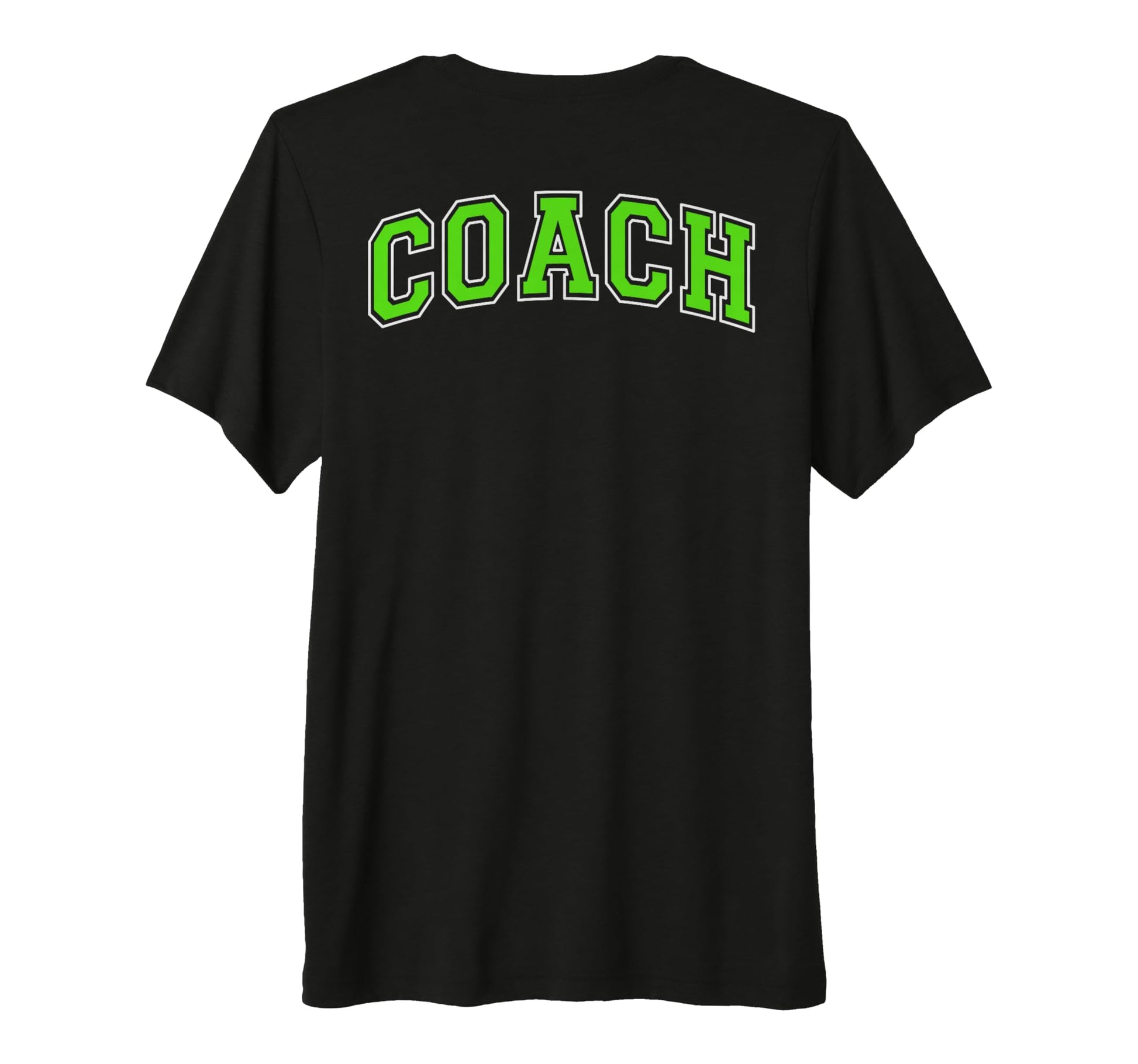 Coach Sports Trainer Lime Green T-Shirt - Streetwear Style for Adults - T-Shirt, Sweatshirt, Hoodie