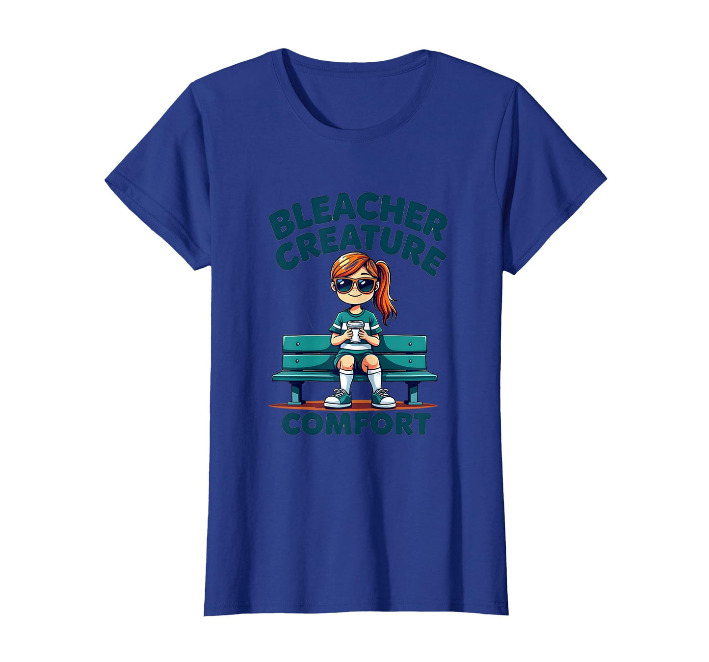Bleacher Creature Comfort Soccer T-Shirt - Fun Novelty Design for Adults - T-Shirt, Sweatshirt, Hoodie