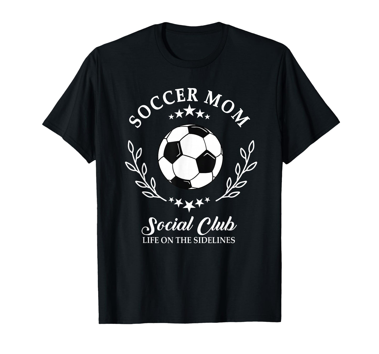Sideline Social Club Soccer Mom Game T-Shirt - Novelty Apparel for Adults - T-Shirt, Sweatshirt, Hoodie