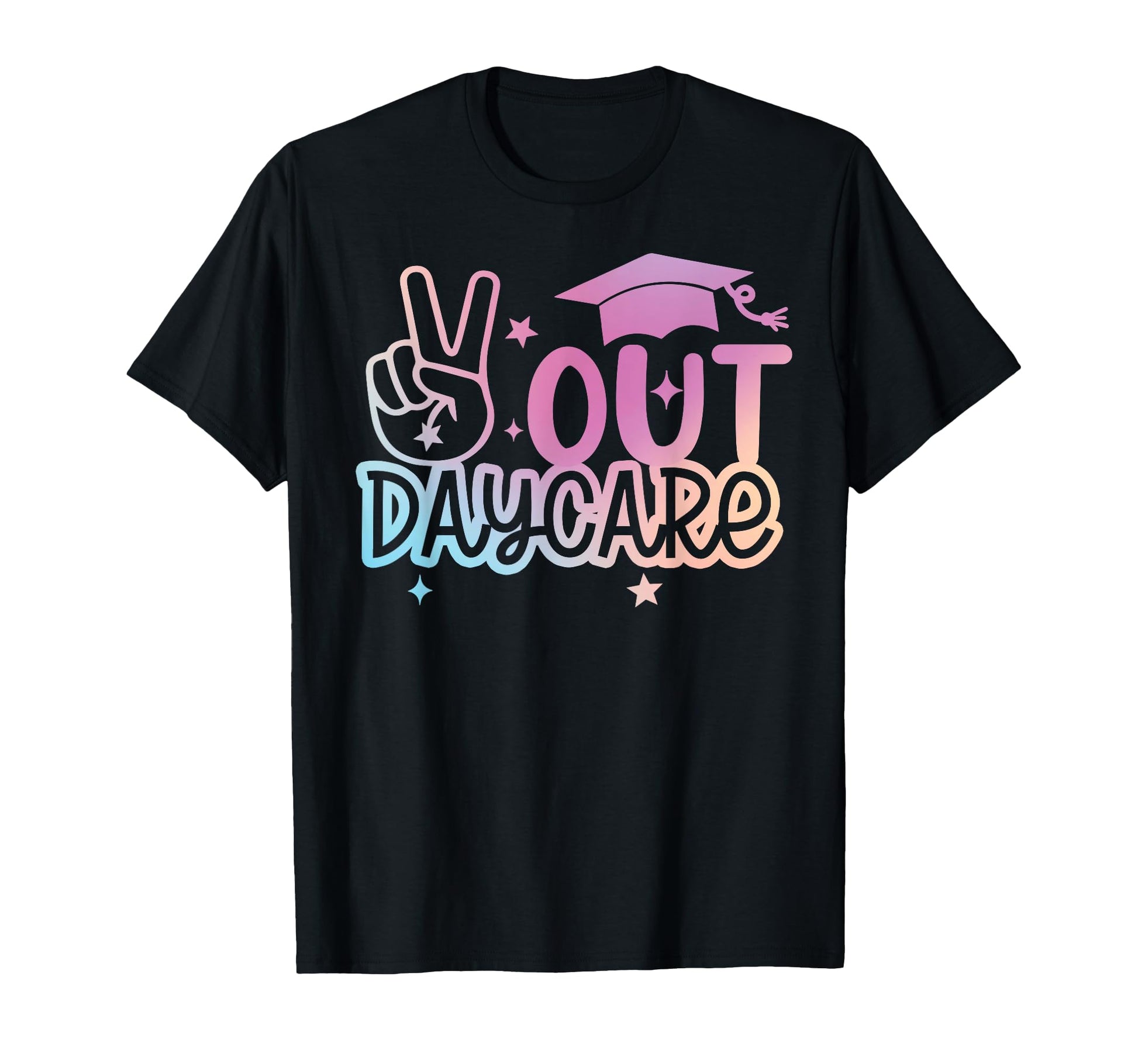 Peace Out Daycare Happy Last Day T-Shirt - Aesthetic Graphic for Adults - T-Shirt, Sweatshirt, Hoodie