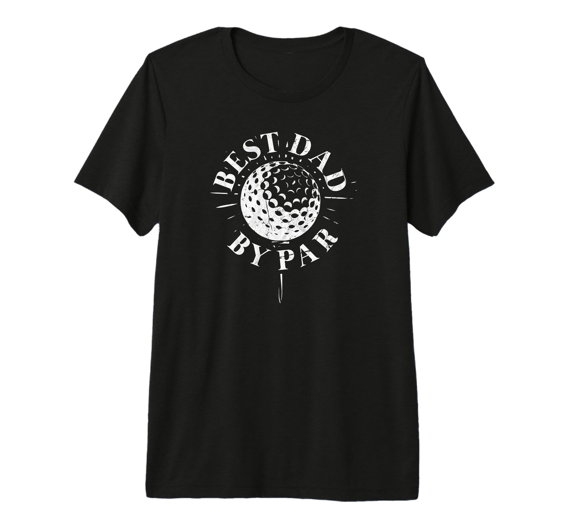 Mens Best Dad Par Funny Mens Golfing T-Shirt - Custom Art Print for Adults - T-Shirt, Sweatshirt, Hoodie