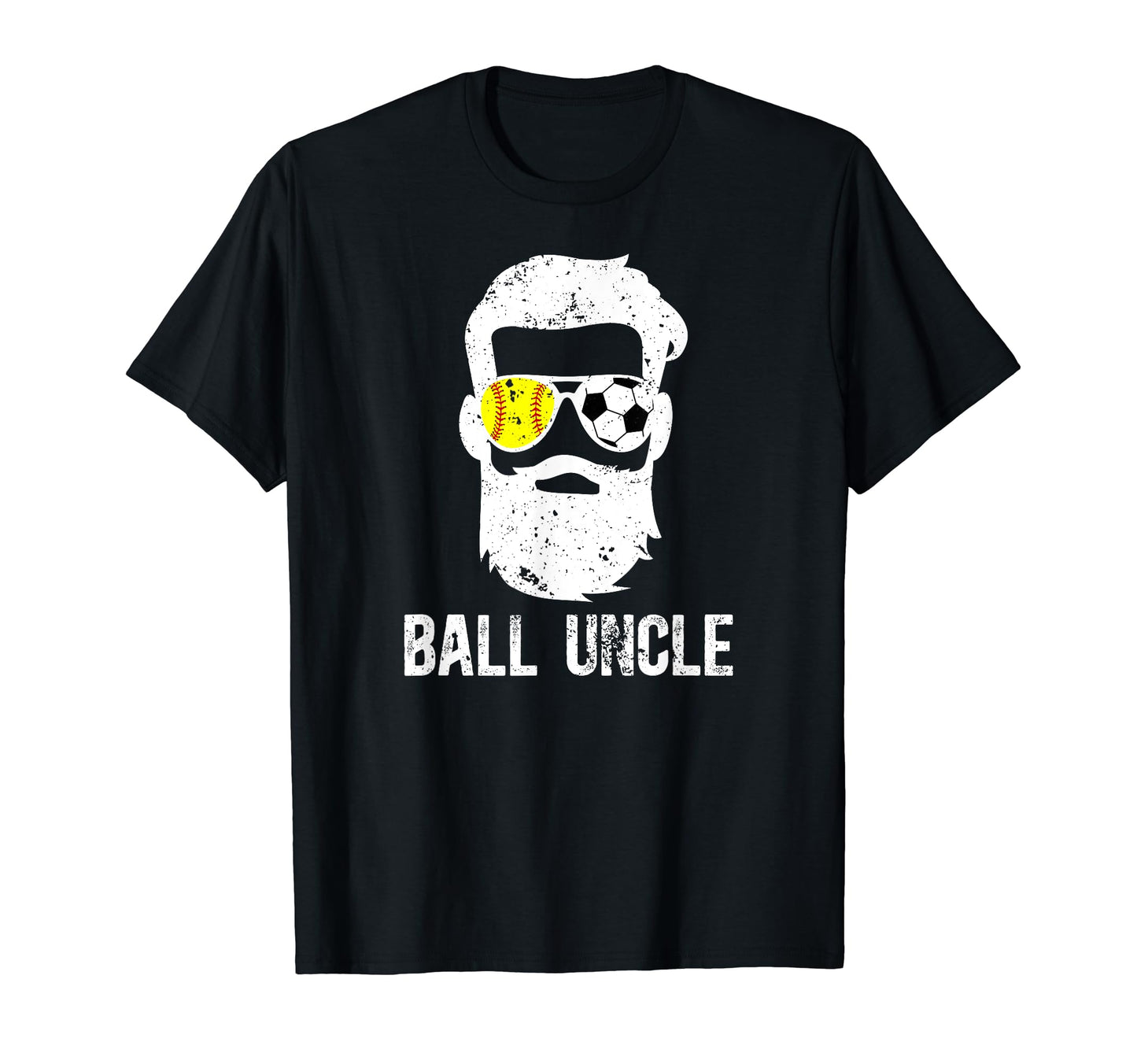 Ball Uncle Proud Soccer Softball Uncle T-Shirt - Unique Graphic Men Women - T-Shirt, Sweatshirt, Hoodie