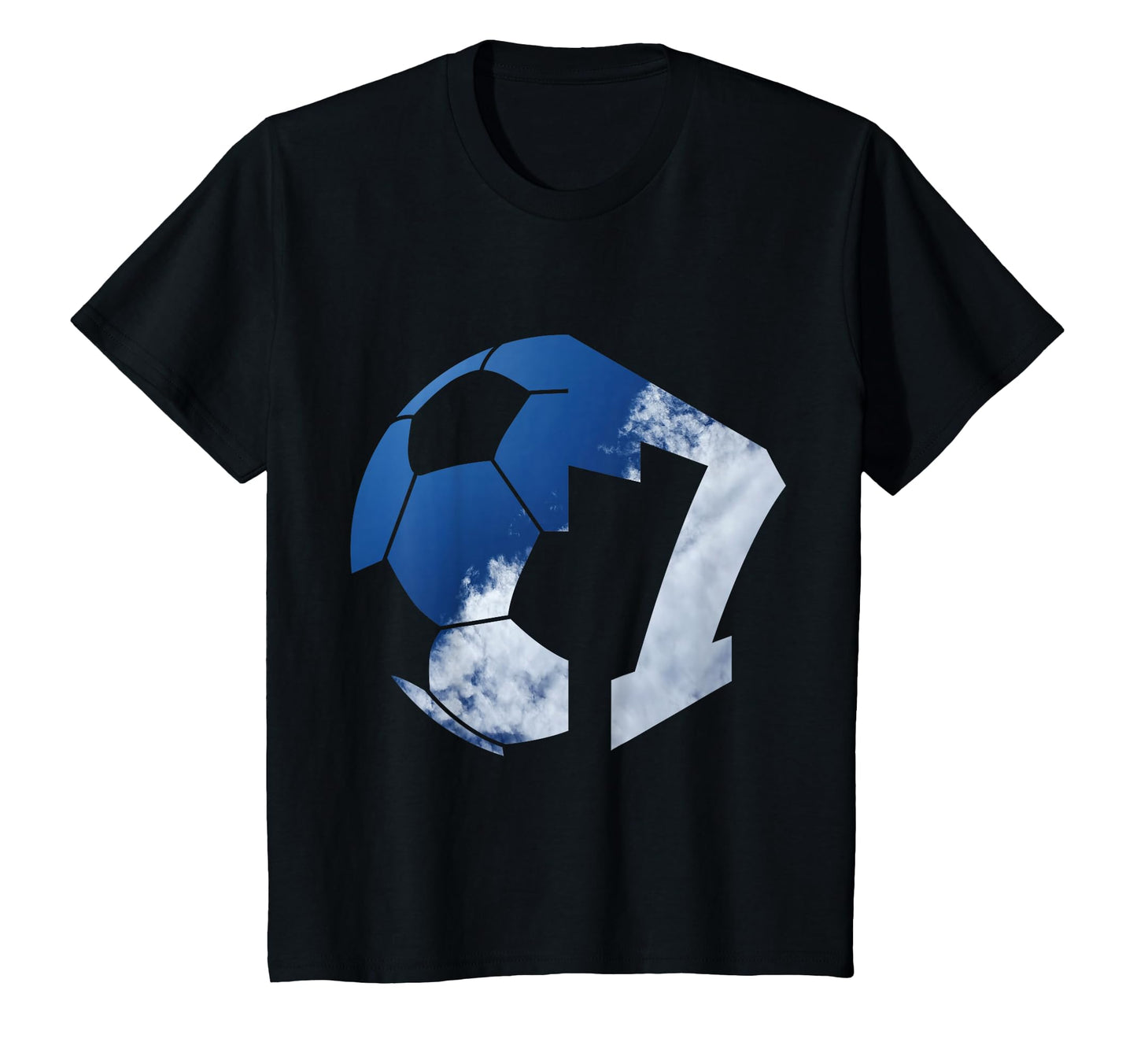 Number 7 Years Soccer 7Th Birthday T-Shirt - Novelty Apparel for Adults - T-Shirt, Sweatshirt, Hoodie