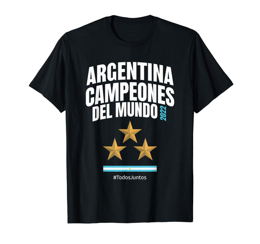 Argentina World Champion 2022 Soccer T-Shirt - Fun Novelty Design Unisex - T-Shirt, Sweatshirt, Hoodie