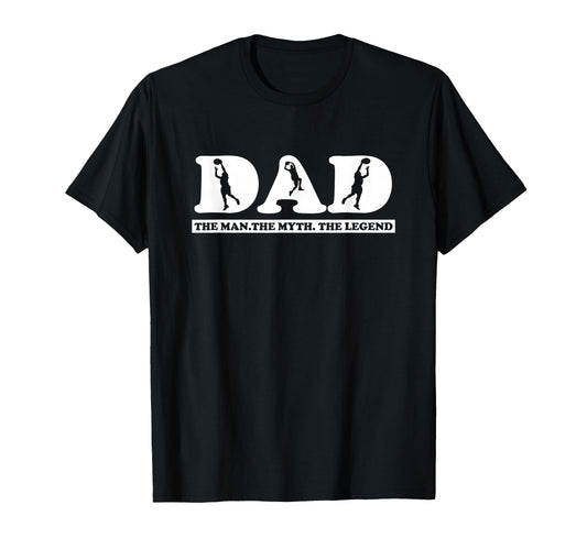 Basketball Dad Myth And Legend T-Shirt - Trendy Graphic Men Women - T-Shirt, Sweatshirt, Hoodie