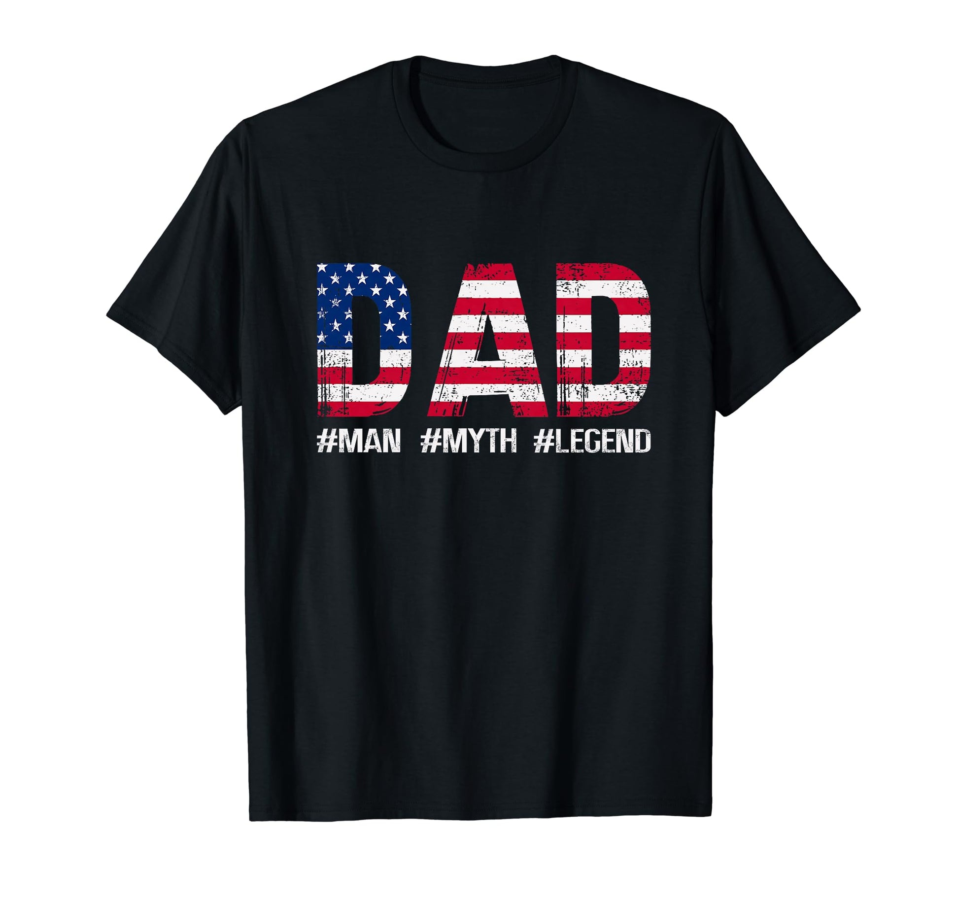 Gift Dad Patriotic Dad Usa Flag T-Shirt - Fun Novelty Design for Adults - T-Shirt, Sweatshirt, Hoodie