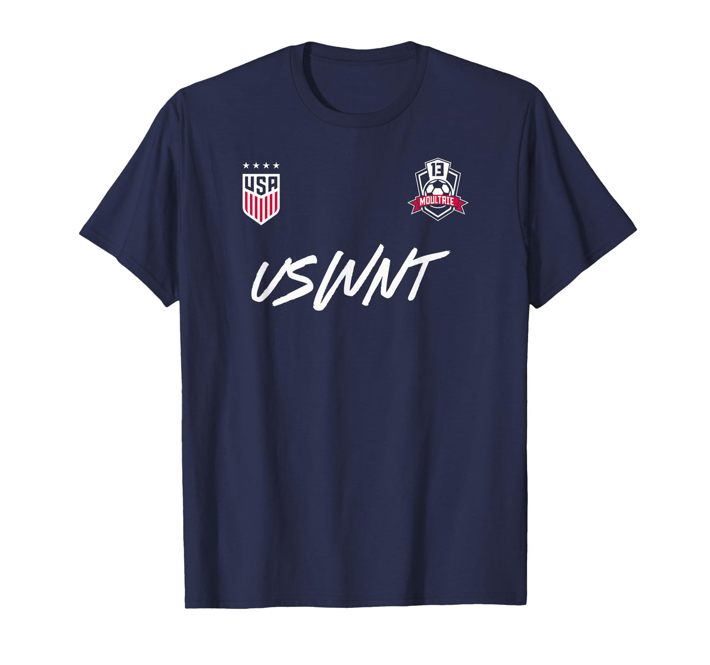 Olivia Moultrie 13 Navy Uswnt T-Shirt - Minimalist Print Men Women - T-Shirt, Sweatshirt, Hoodie