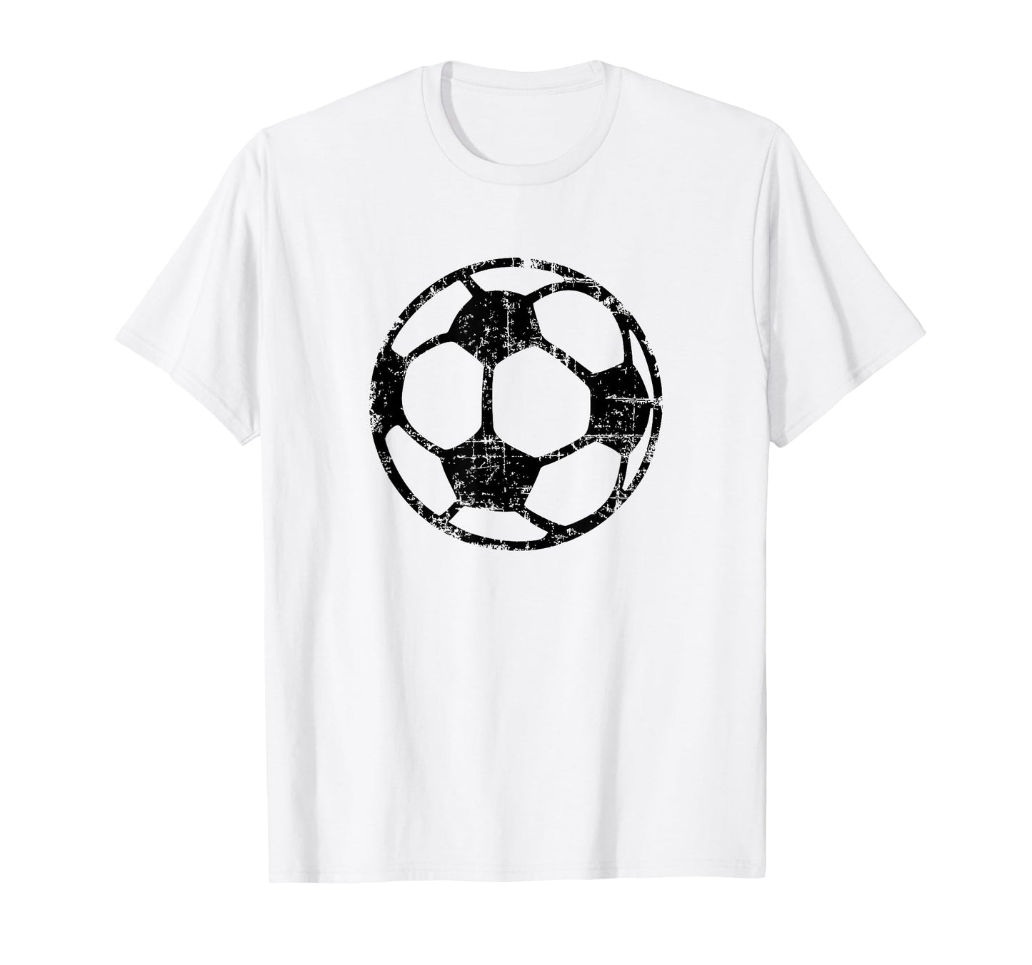 Soccer Ball Black Fans Players Soccer T-Shirt - Custom Art Print for Adults - T-Shirt, Sweatshirt, Hoodie