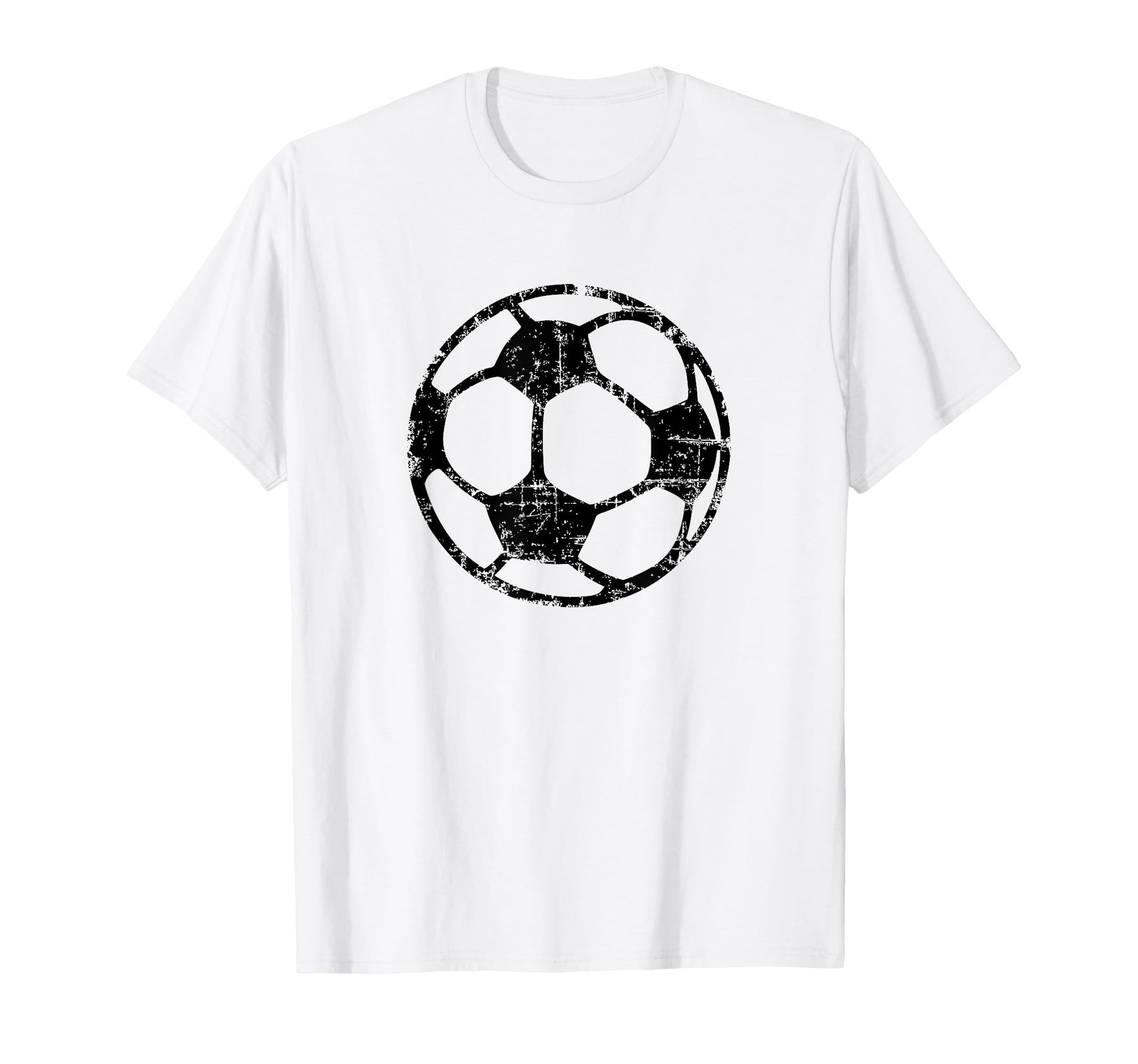 Soccer Ball Black Fans Players Soccer T-Shirt - Custom Art Print for Adults - T-Shirt, Sweatshirt, Hoodie
