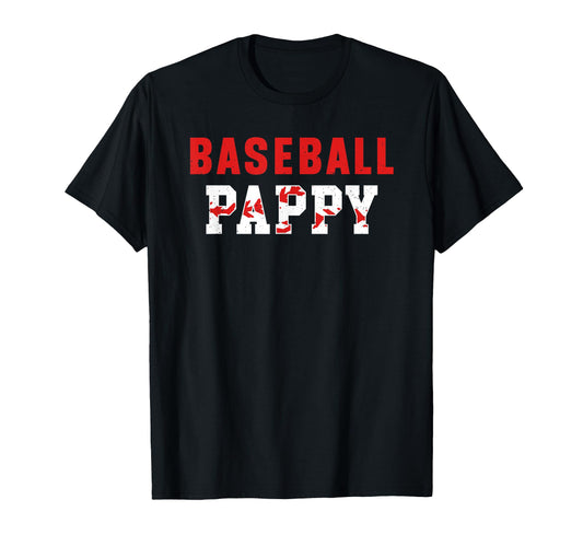 Baseball Pappy Baseball Player Pappy T-Shirt - Novelty Apparel for Adults - T-Shirt, Sweatshirt, Hoodie