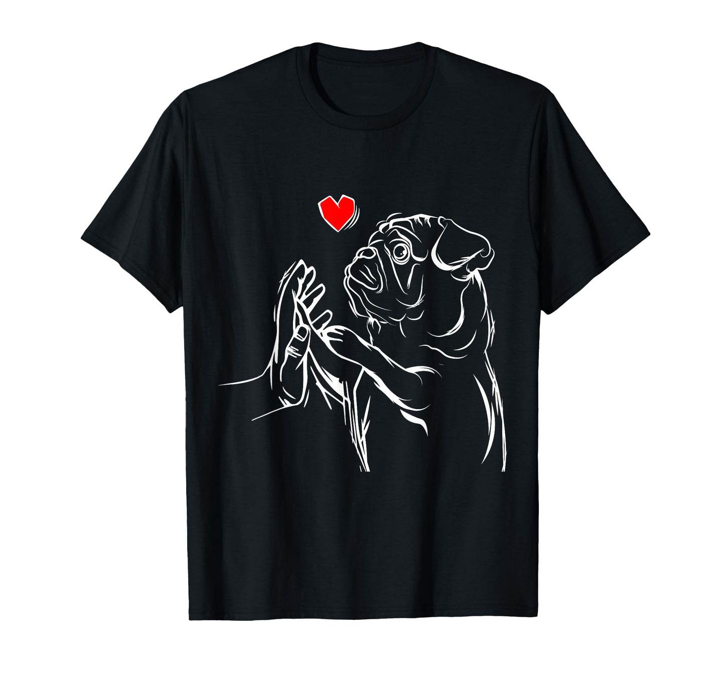 Pug Love Dog Holder Mummy Gift T-Shirt - Aesthetic Graphic Men Women - T-Shirt, Sweatshirt, Hoodie
