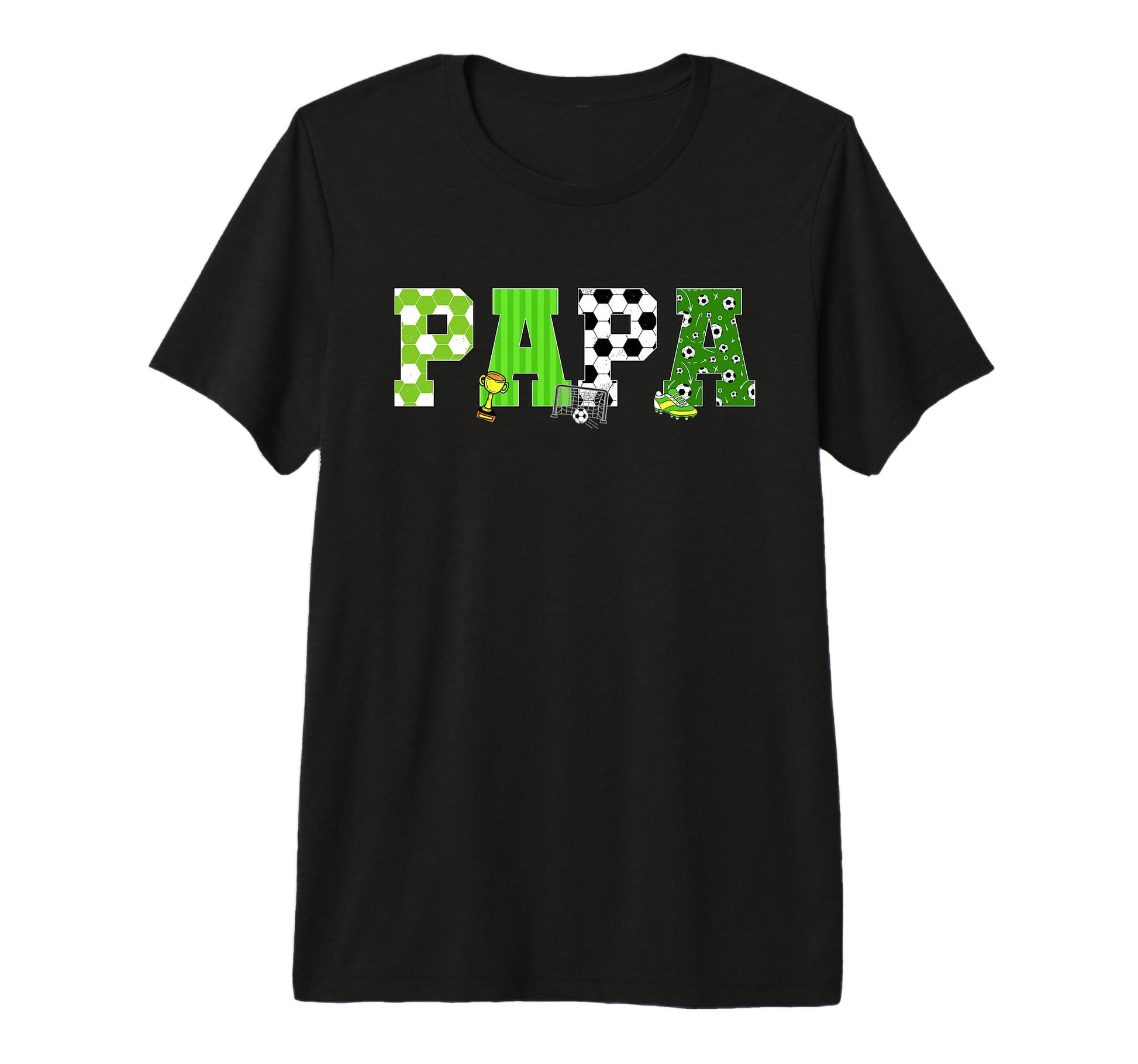 Mens Soccer Papa Birthday Party T-Shirt - Fun Novelty Design for Adults - T-Shirt, Sweatshirt, Hoodie