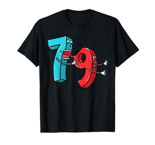 7 Ate 8 9 Funny Math T-Shirt - Streetwear Style Men Women - T-Shirt, Sweatshirt, Hoodie