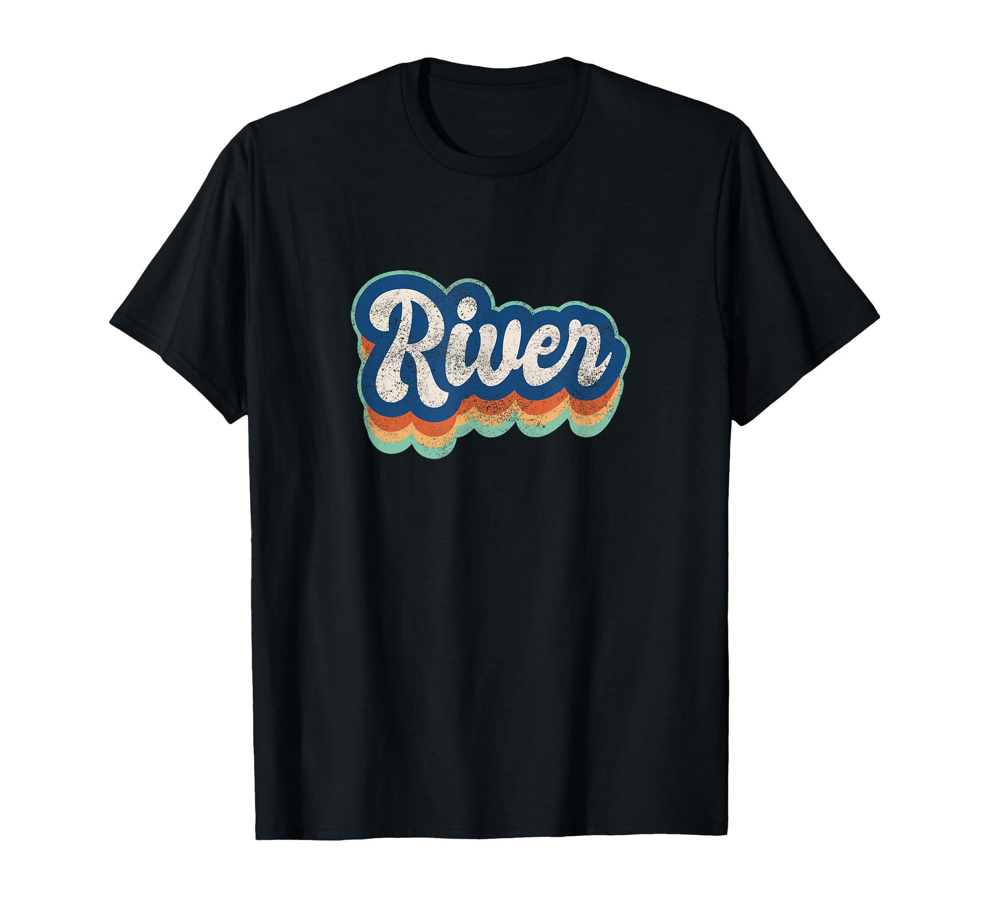 River First Name 70S 80S Personalized T-Shirt - Custom Art Print Unisex - T-Shirt, Sweatshirt, Hoodie