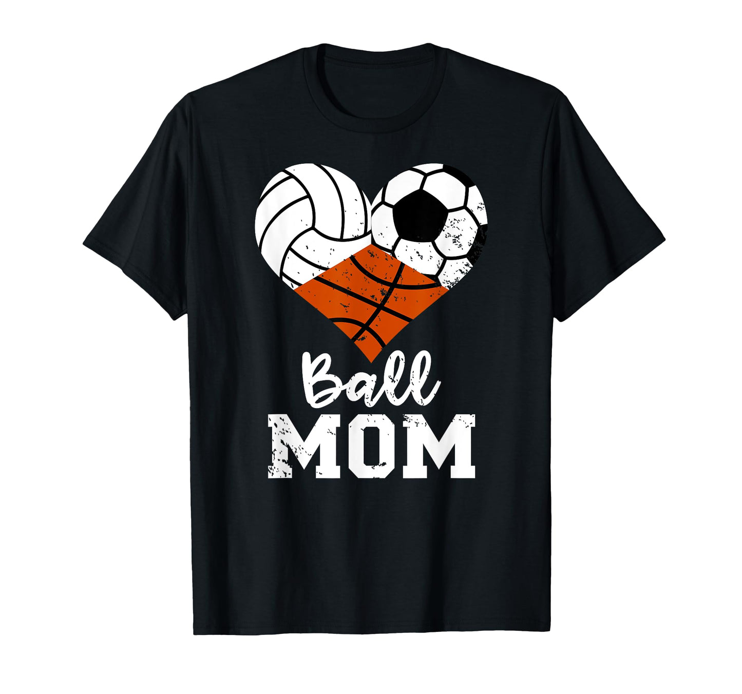 Ball Mom Funny Volleyball Soccer T-Shirt - Fun Novelty Design for Adults - T-Shirt, Sweatshirt, Hoodie