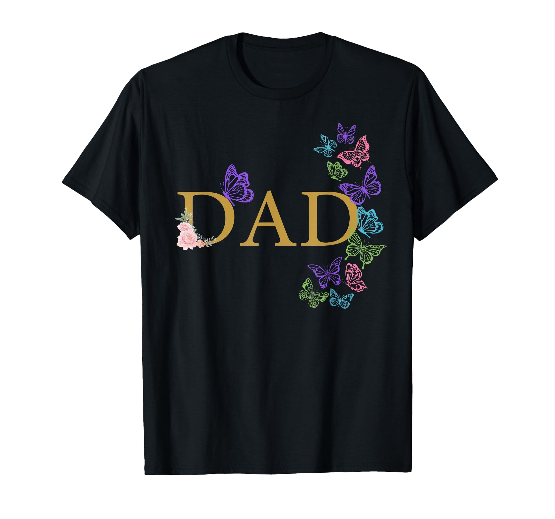 Dad Birthday Butterfly Family 1St T-Shirt - Minimalist Print for Adults - T-Shirt, Sweatshirt, Hoodie