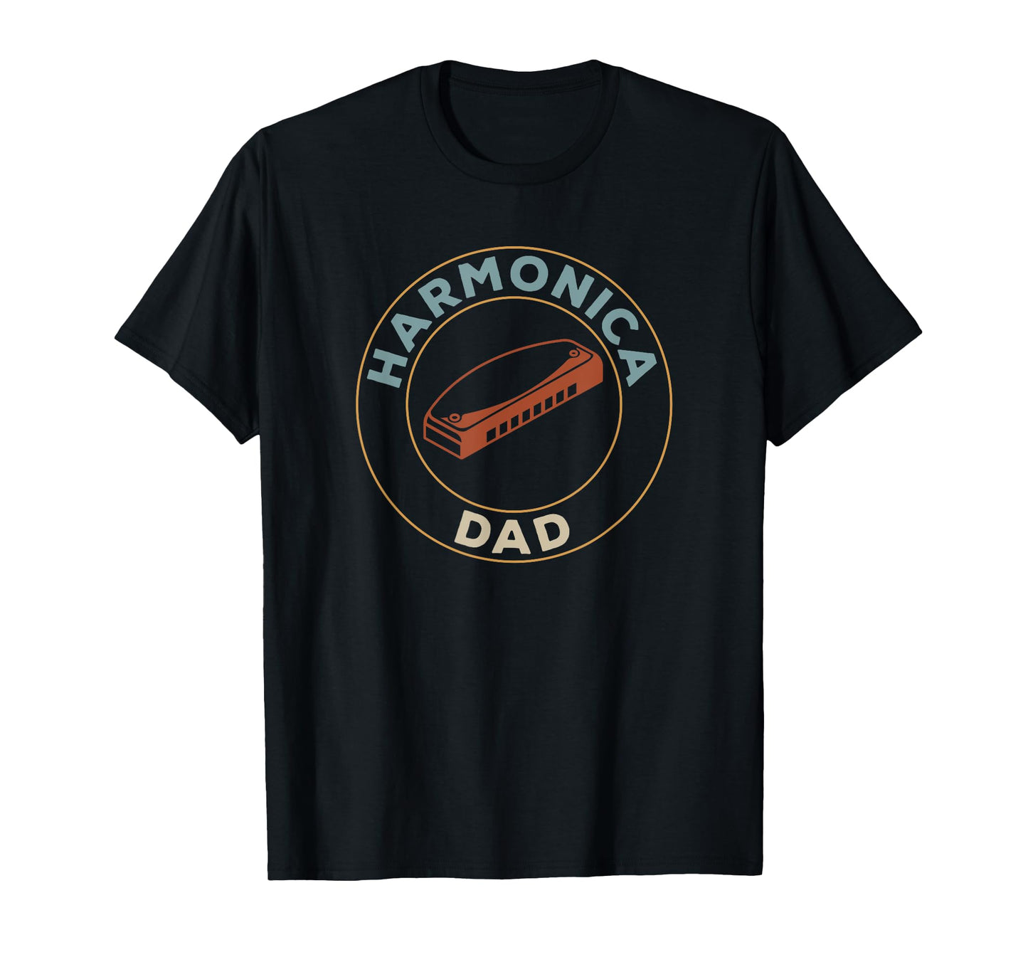 Harmonica Dad Harmonica Player T-Shirt - Casual Everyday Wear for Adults - T-Shirt, Sweatshirt, Hoodie