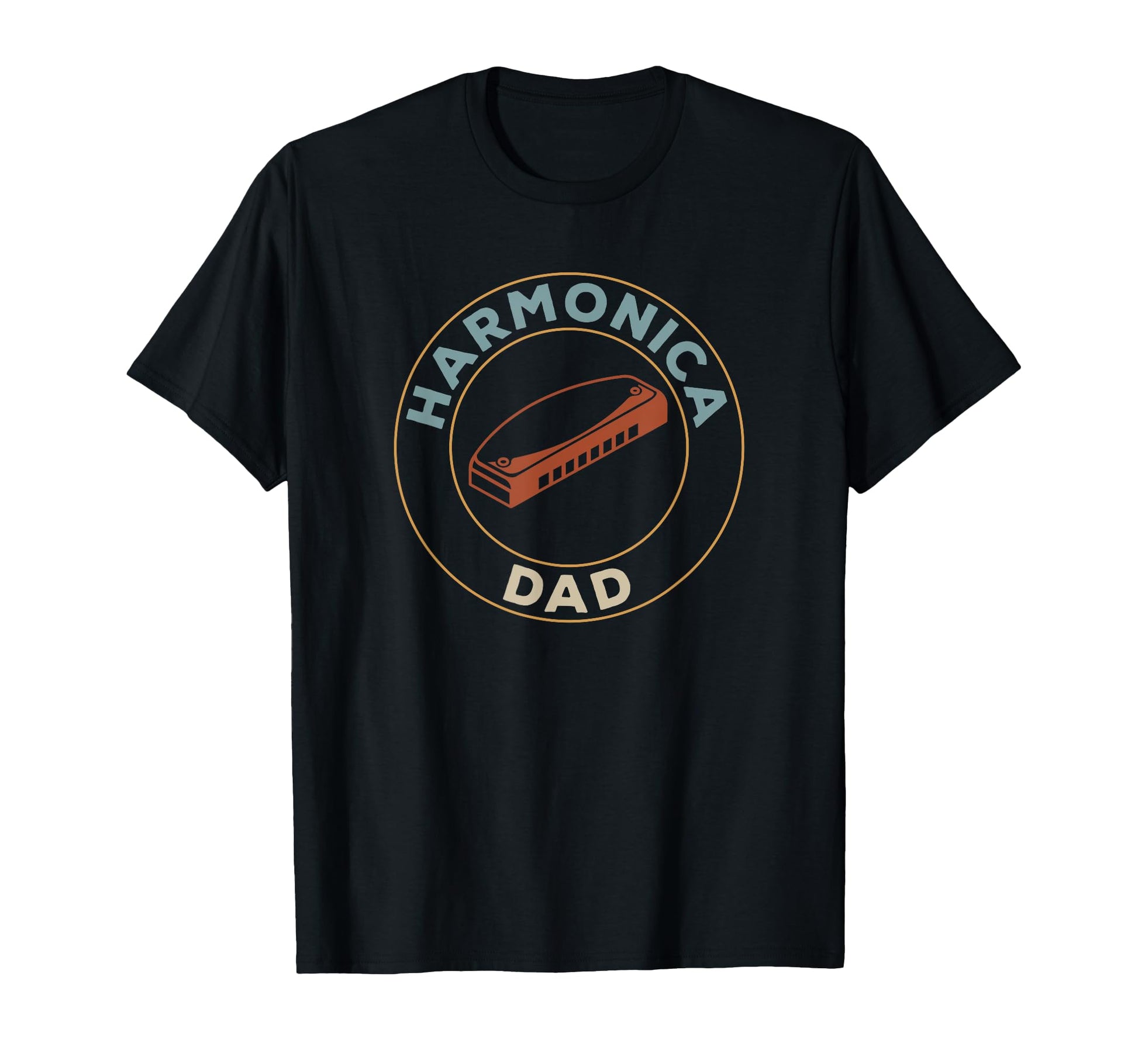 Harmonica Dad Harmonica Player T-Shirt - Casual Everyday Wear for Adults - T-Shirt, Sweatshirt, Hoodie