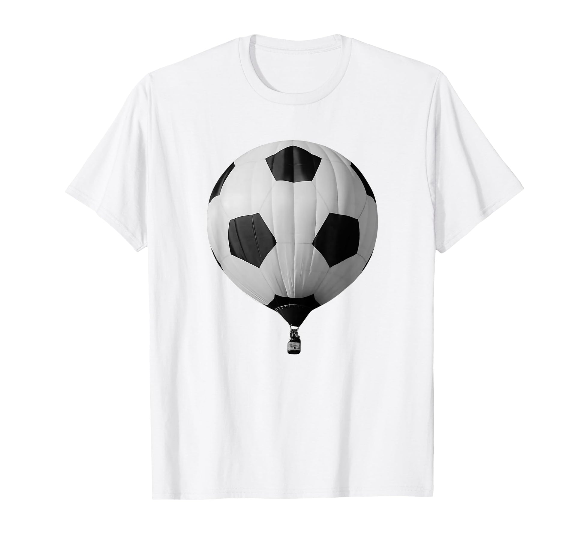 Soccer Hot Air Balloon Soccer Ball Goal T-Shirt - Trendy Graphic Men Women - T-Shirt, Sweatshirt, Hoodie