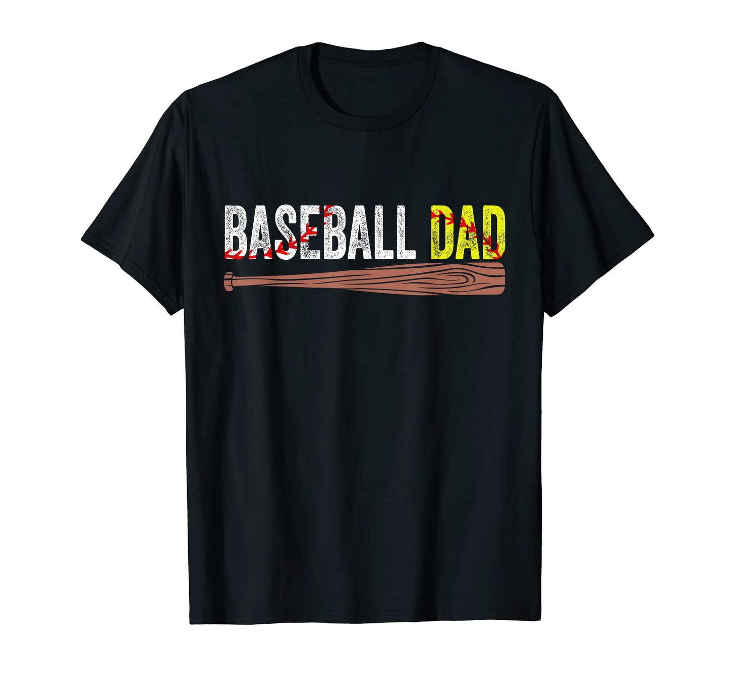 Mens Baseball Dad Fathers Day Baseball T-Shirt - Graphic Print Unisex - T-Shirt, Sweatshirt, Hoodie