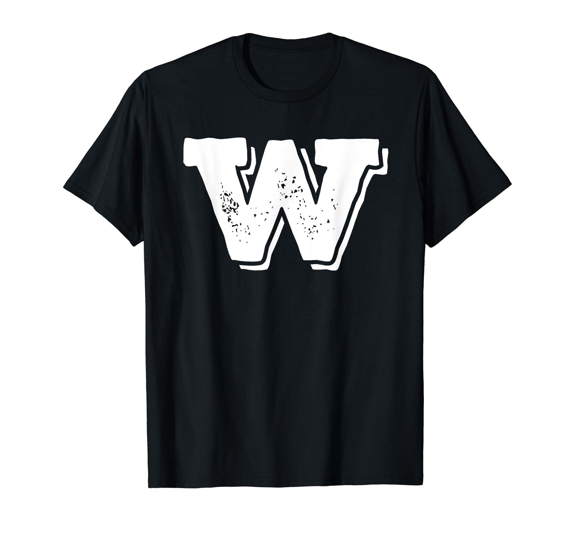 Letter W Capital Alphabet College T-Shirt - Graphic Print Men Women - T-Shirt, Sweatshirt, Hoodie