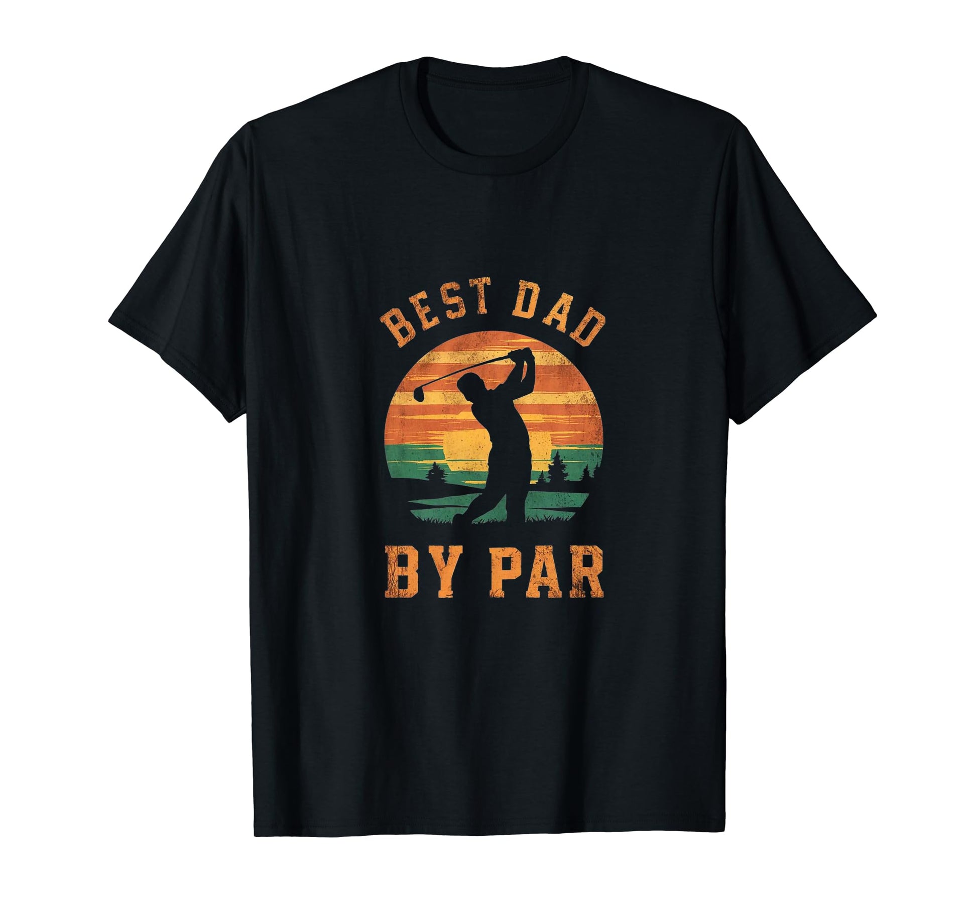 Best Dad Par Golfing Funny Grandpa T-Shirt - Minimalist Print for Adults - T-Shirt, Sweatshirt, Hoodie
