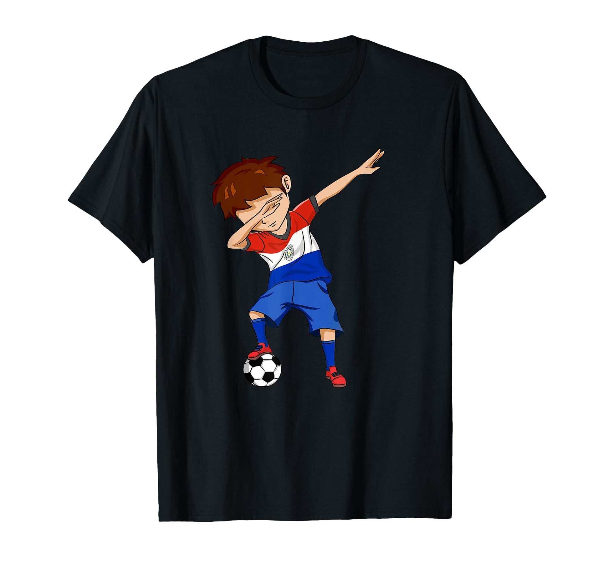 Dabbing Soccer Paraguay Paraguayan T-Shirt - Novelty Apparel Men Women - T-Shirt, Sweatshirt, Hoodie