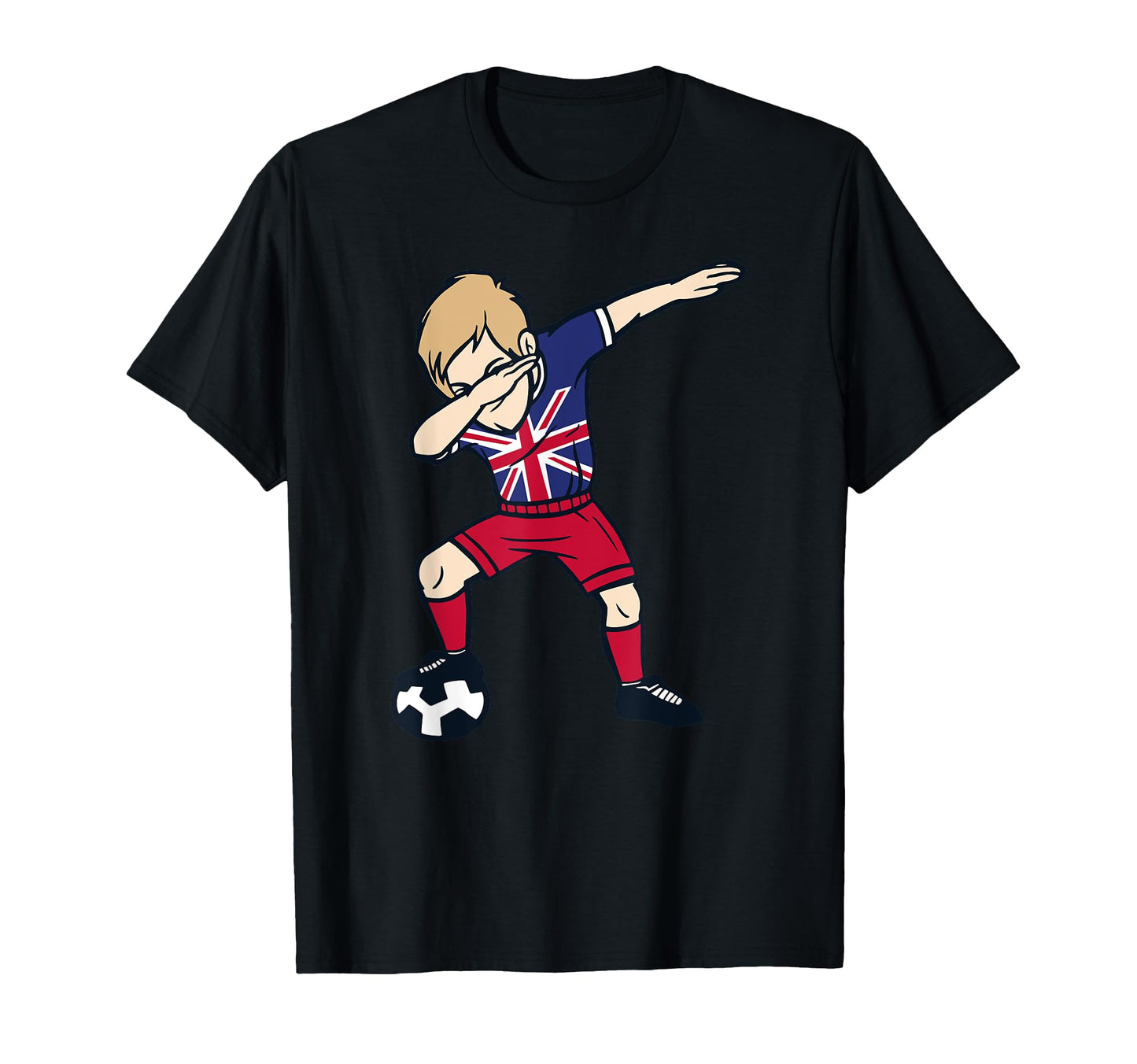 Dabbing Soccer United Kingdom Jersey Uk T-Shirt - Trendy Graphic Unisex - T-Shirt, Sweatshirt, Hoodie