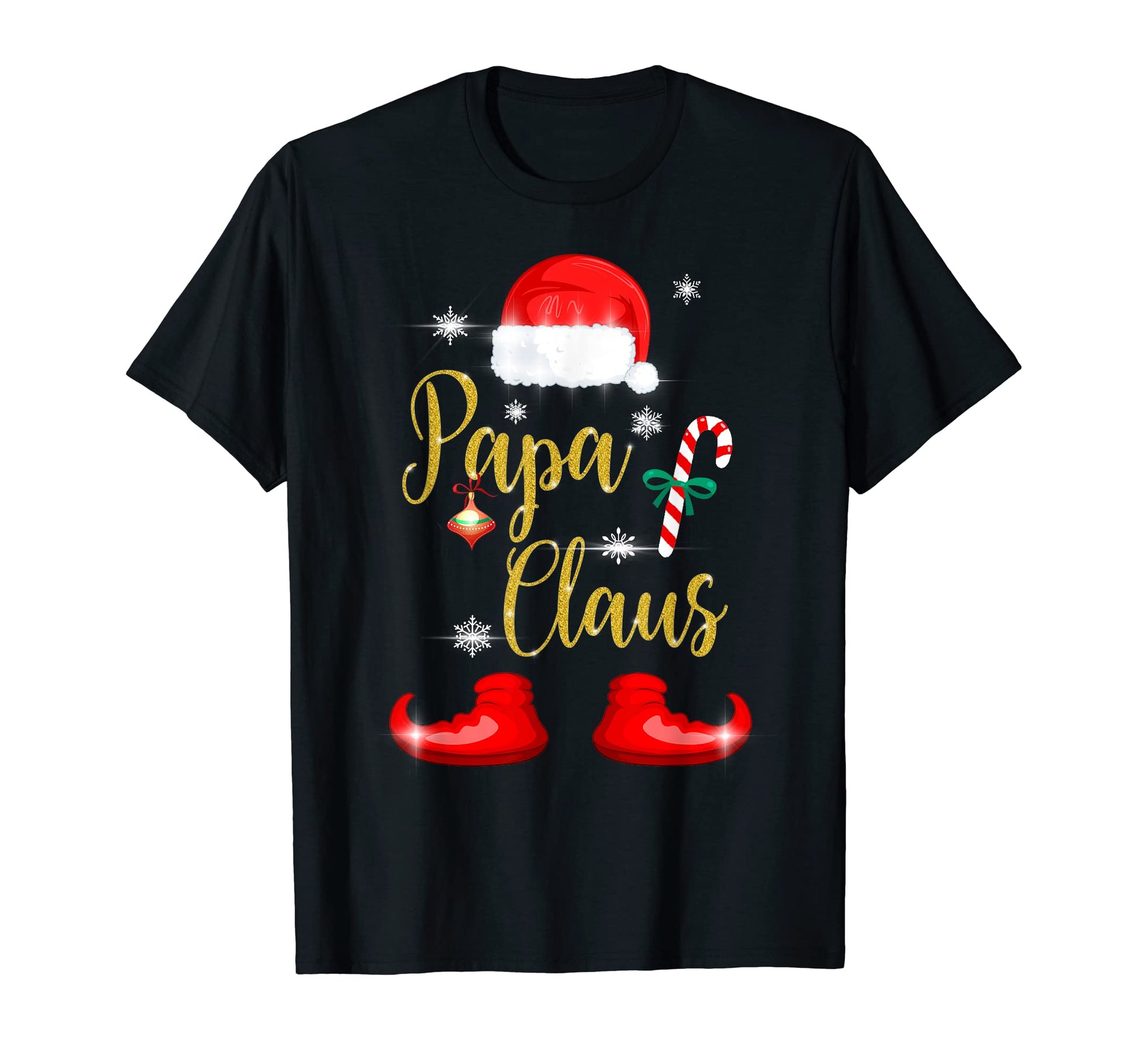 Papa Santa Claus Funny Matching T-Shirt - Fun Novelty Design for Adults - T-Shirt, Sweatshirt, Hoodie