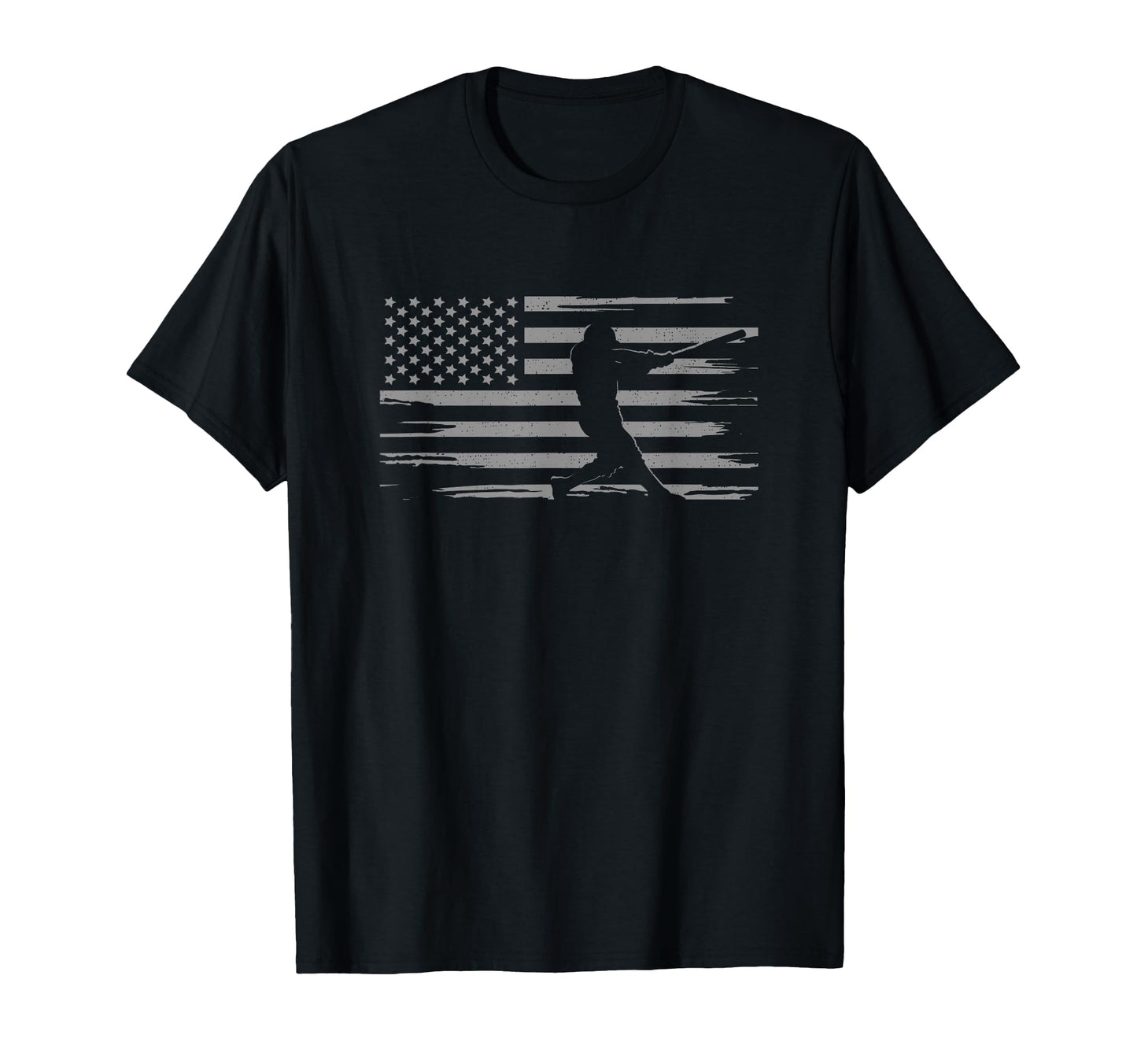 American Flag Baseball Baseball T-Shirt - Trendy Graphic for Adults - T-Shirt, Sweatshirt, Hoodie
