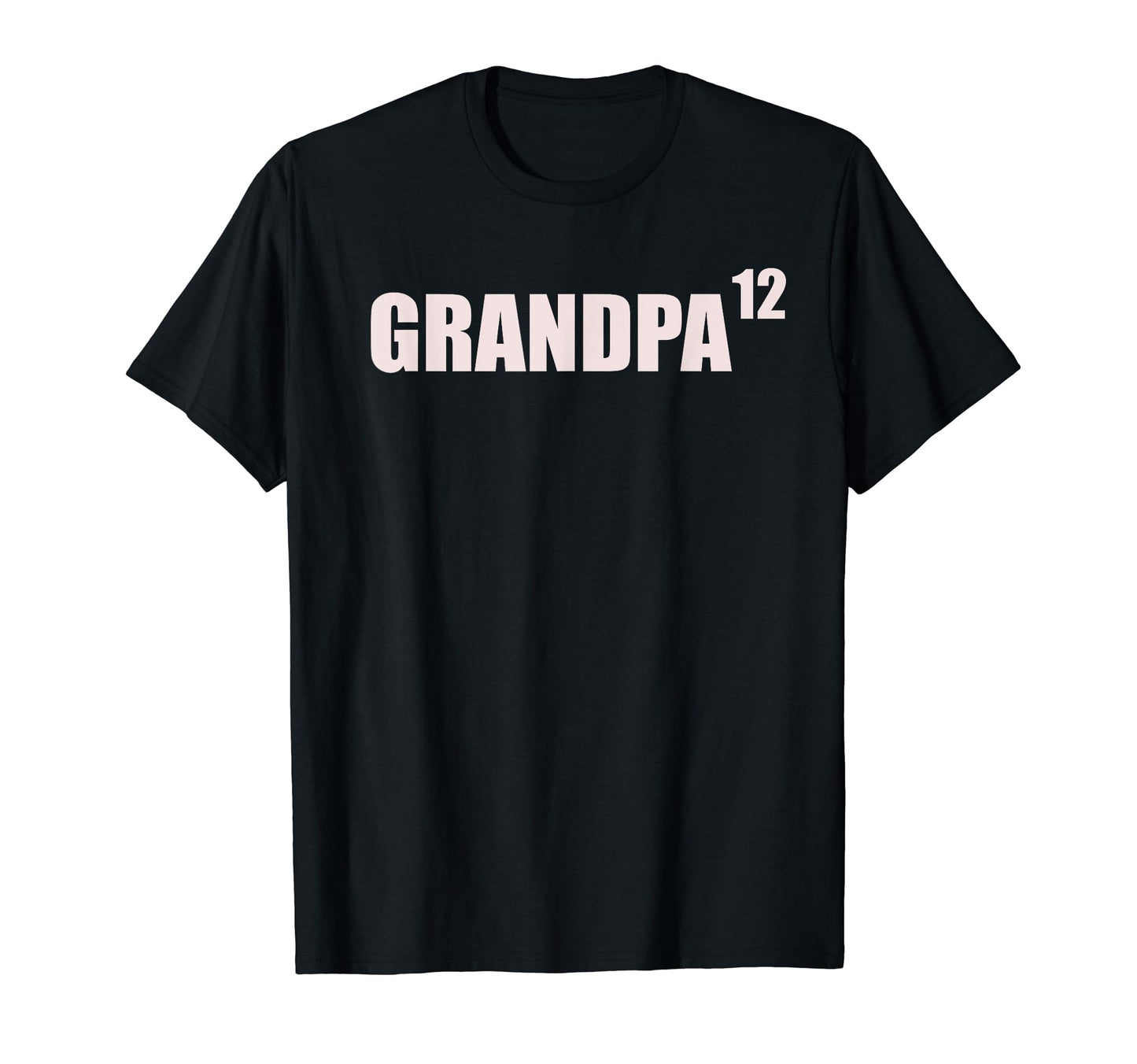 Grandpa 12 Grandkids 12Th Time Cubed T-Shirt - Aesthetic Graphic Men Women - T-Shirt, Sweatshirt, Hoodie
