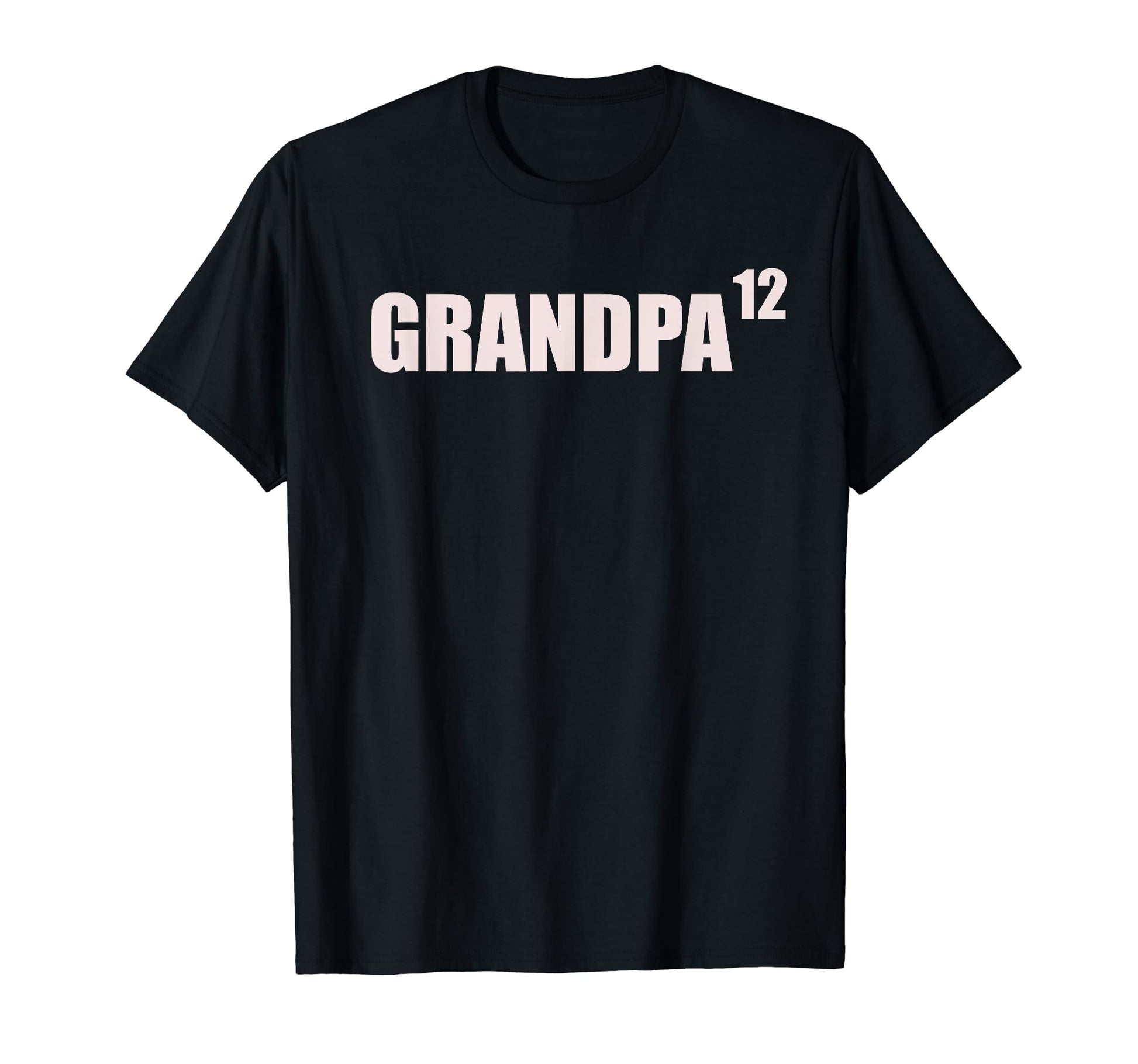 Grandpa 12 Grandkids 12Th Time Cubed T-Shirt - Aesthetic Graphic Men Women - T-Shirt, Sweatshirt, Hoodie