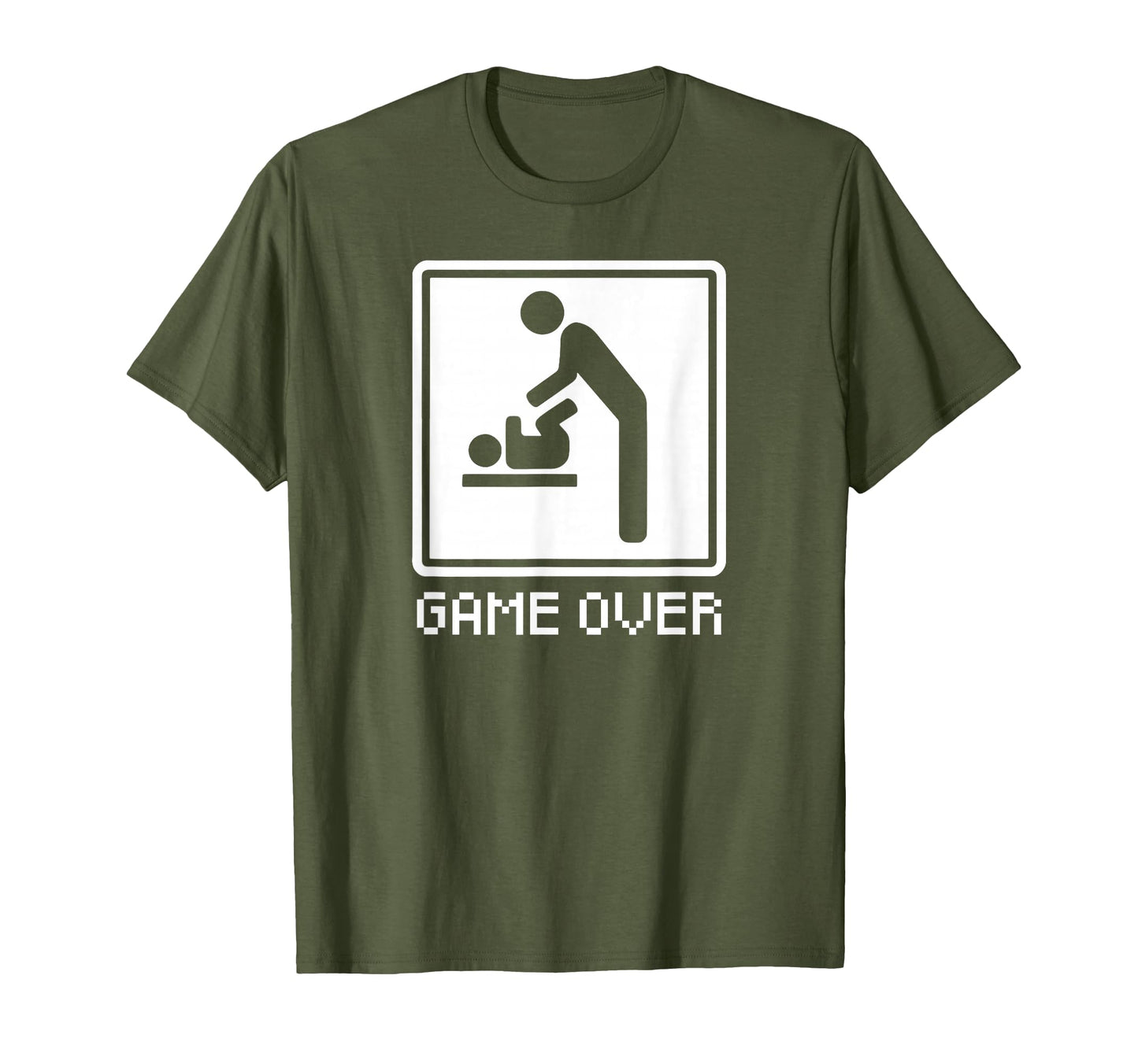 New Dad New Mom Game Over T-Shirt - Aesthetic Graphic Men Women - T-Shirt, Sweatshirt, Hoodie