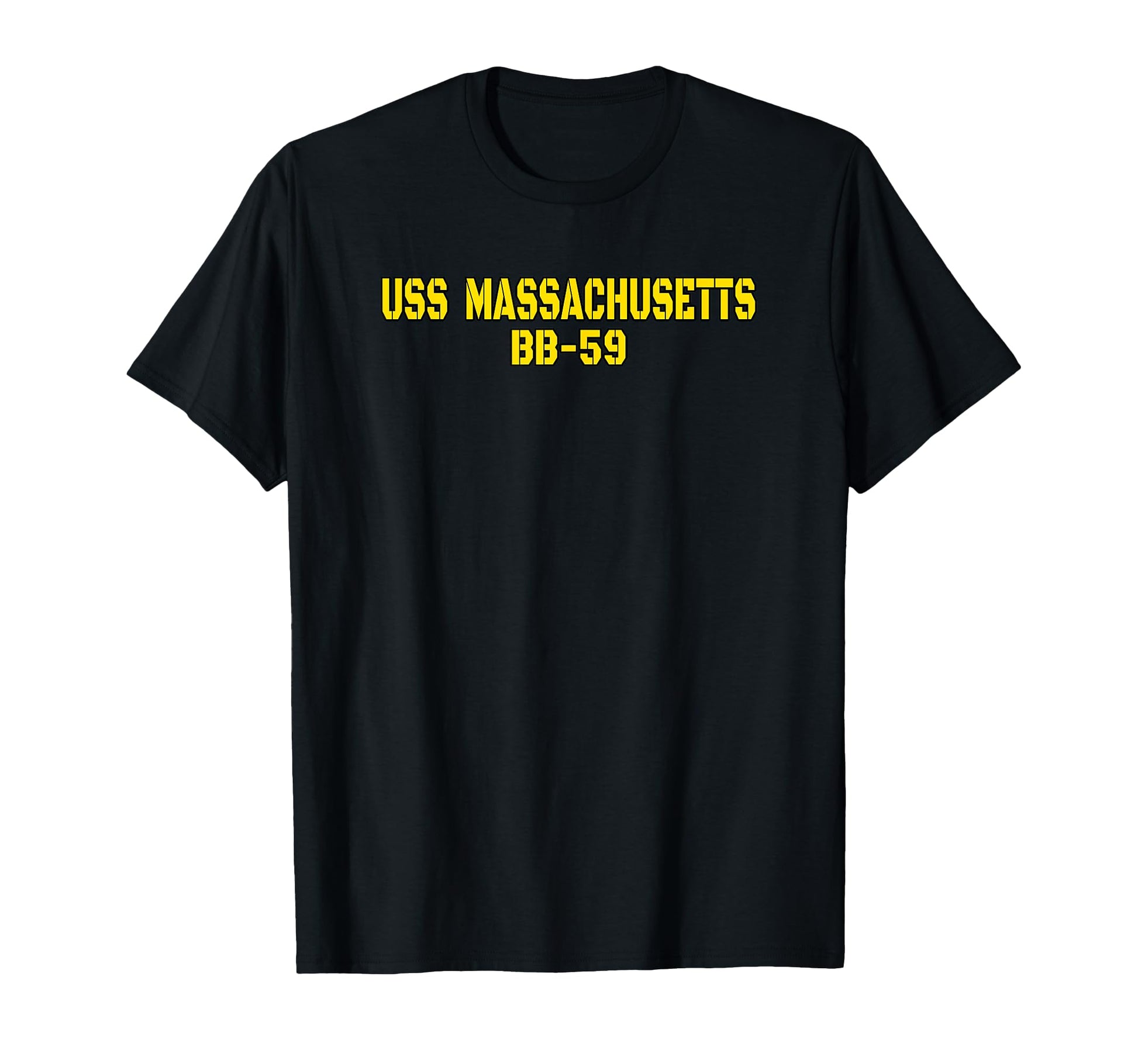 Massachusetts Bb 59 Battleship Veteran T-Shirt - Custom Art Print Unisex - T-Shirt, Sweatshirt, Hoodie
