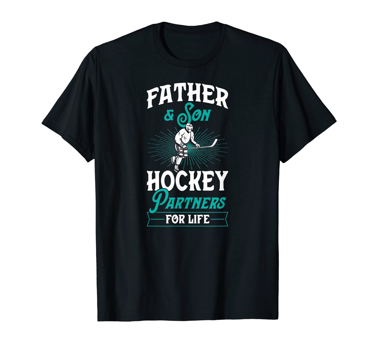 Father And Son Hockey Partners Life T-Shirt - Streetwear Style for Adults - T-Shirt, Sweatshirt, Hoodie