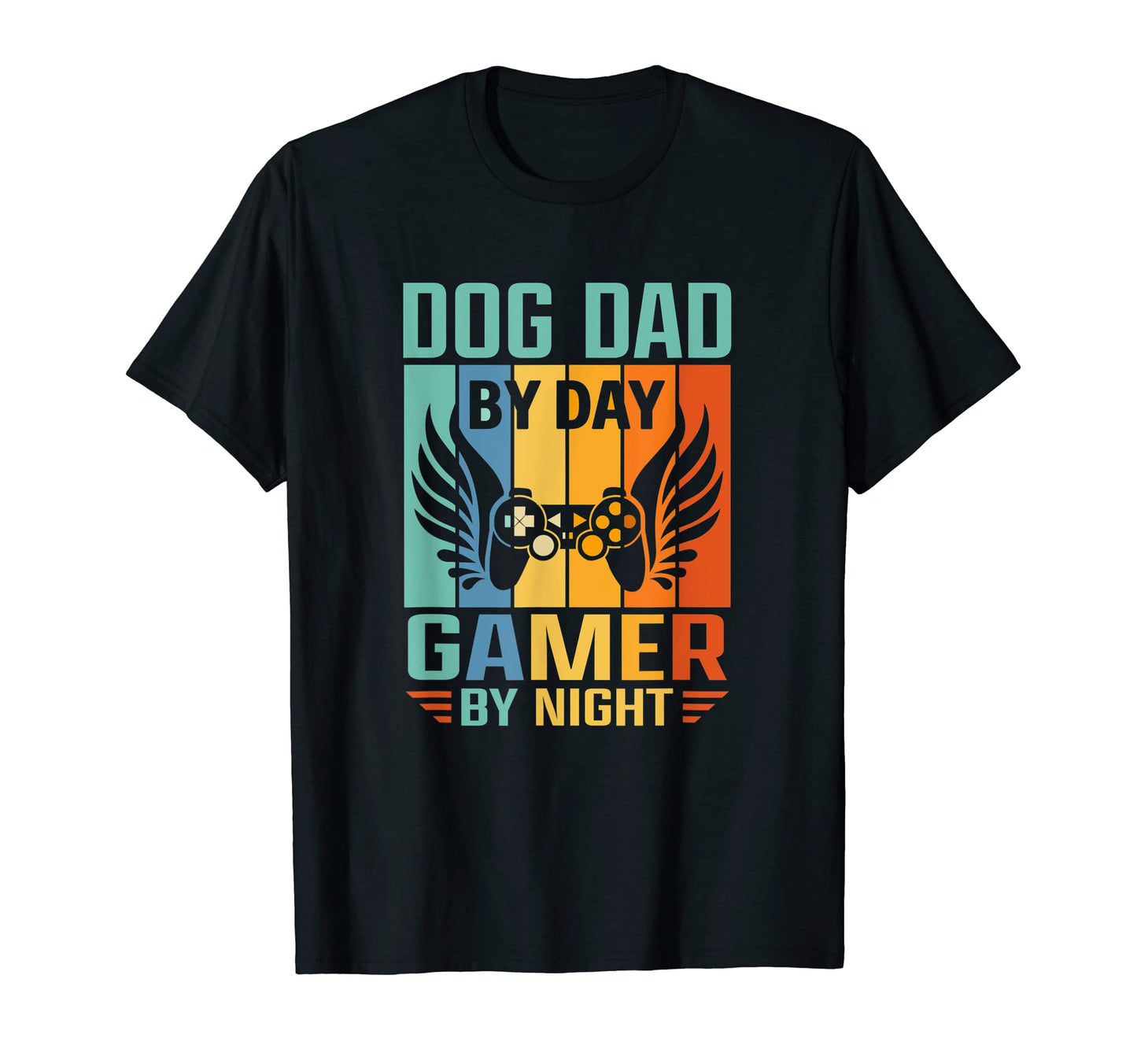 Funny Gift Dog Dad Gamer Dog T-Shirt - Casual Everyday Wear for Adults - T-Shirt, Sweatshirt, Hoodie