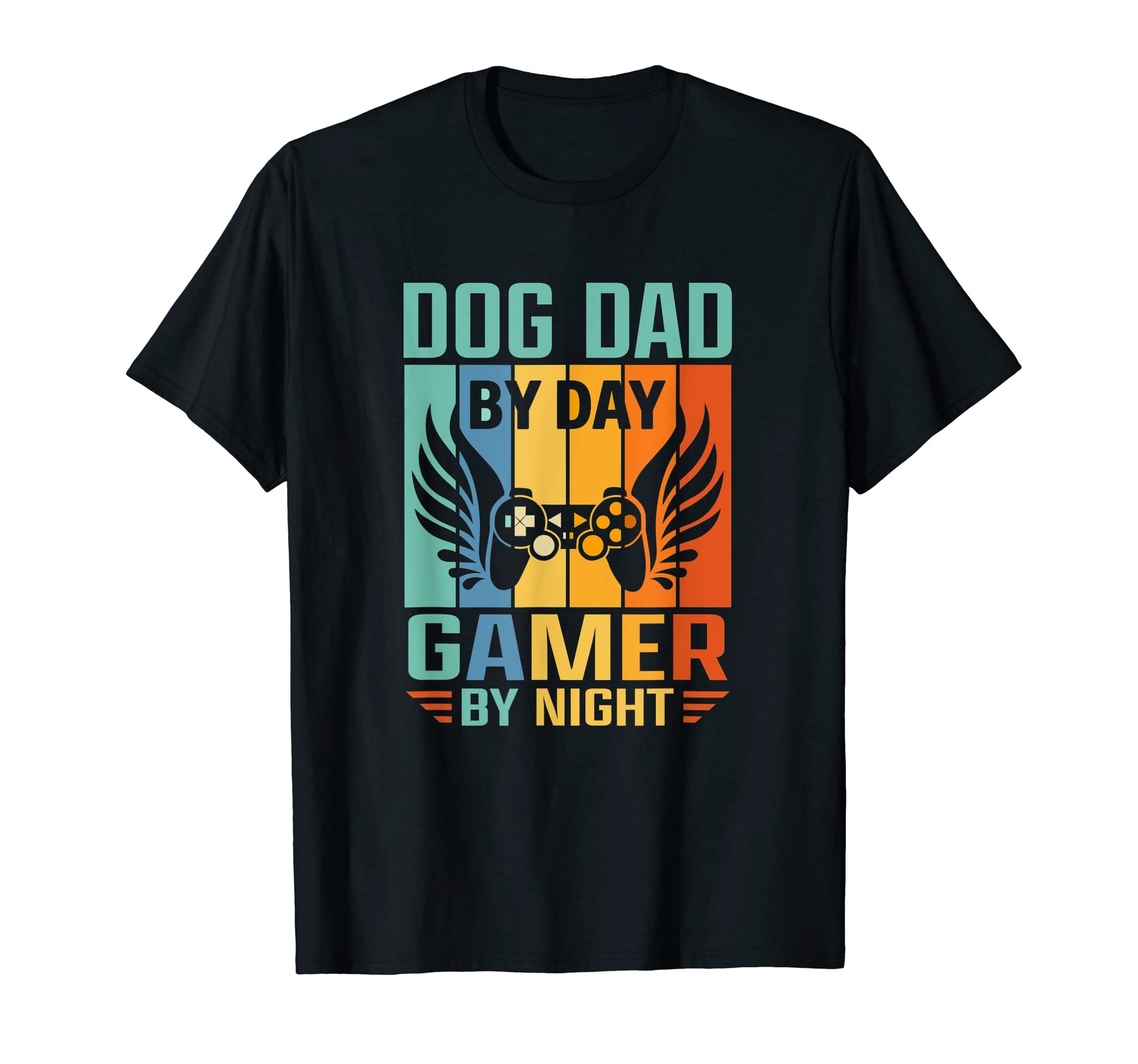 Funny Gift Dog Dad Gamer Dog T-Shirt - Casual Everyday Wear for Adults - T-Shirt, Sweatshirt, Hoodie