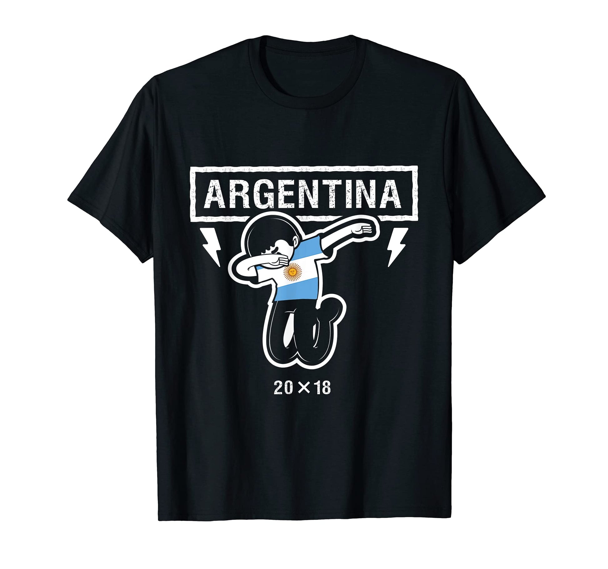 Argentina Dabbing Soccer Fan Jersey T-Shirt - Unique Graphic for Adults - T-Shirt, Sweatshirt, Hoodie
